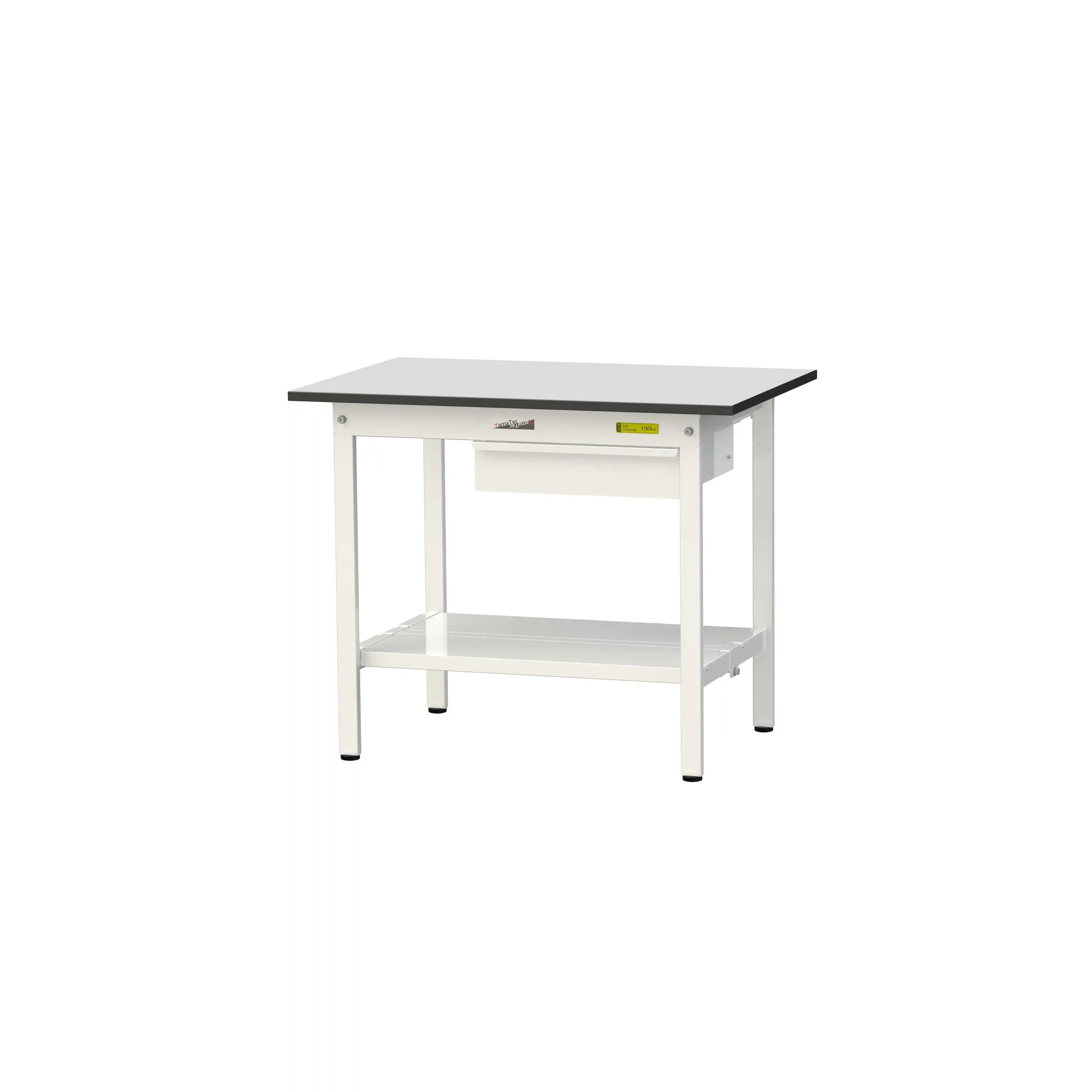 150シリーズ固定式 キャビネット付 RoHS2指令対応塩ビシート天板仕様 H740mm(下段全面棚板)