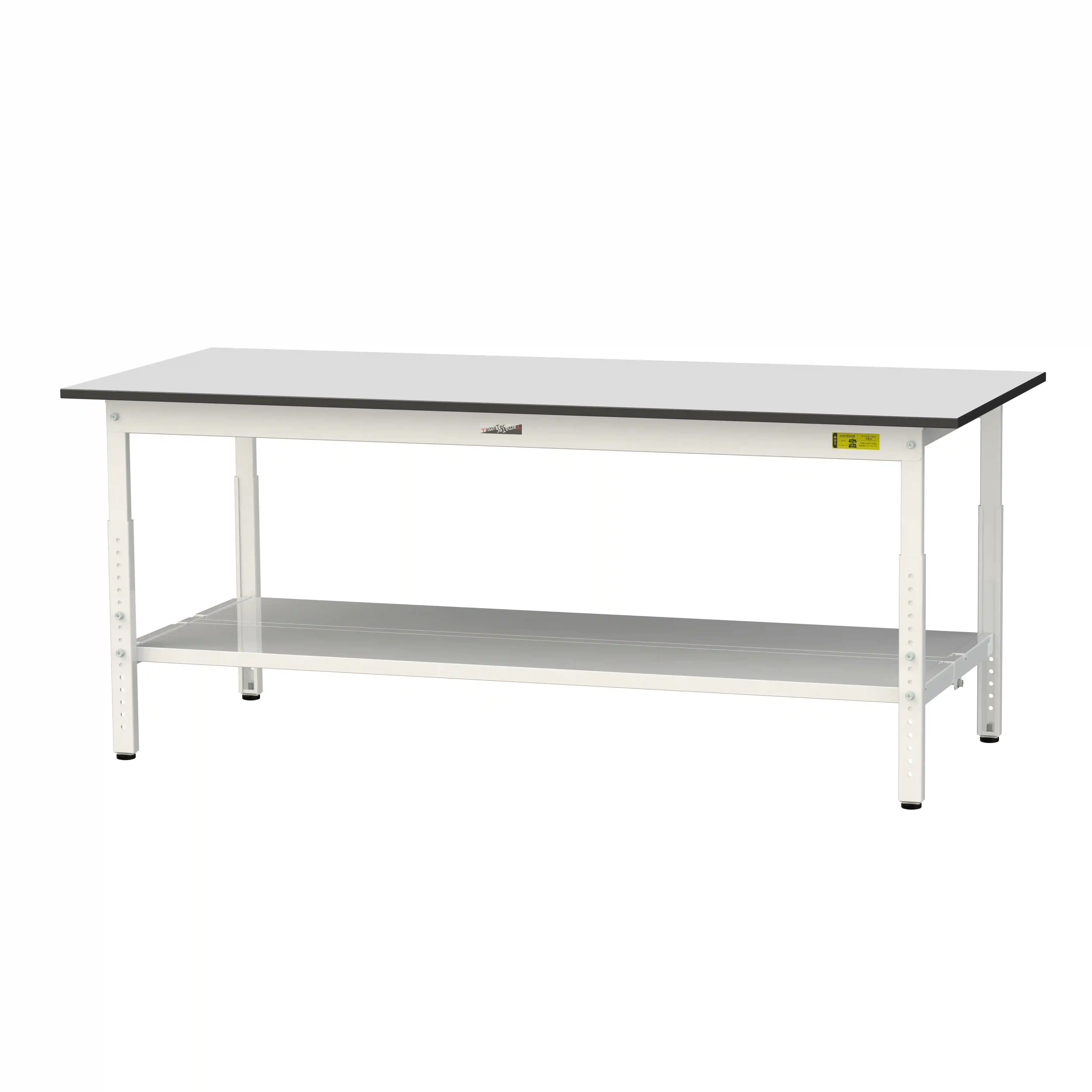 150シリーズ 高さ調整タイプ RoHS2指令対応塩ビシート天板仕様 H600㎜~H900㎜(下段全面棚板)