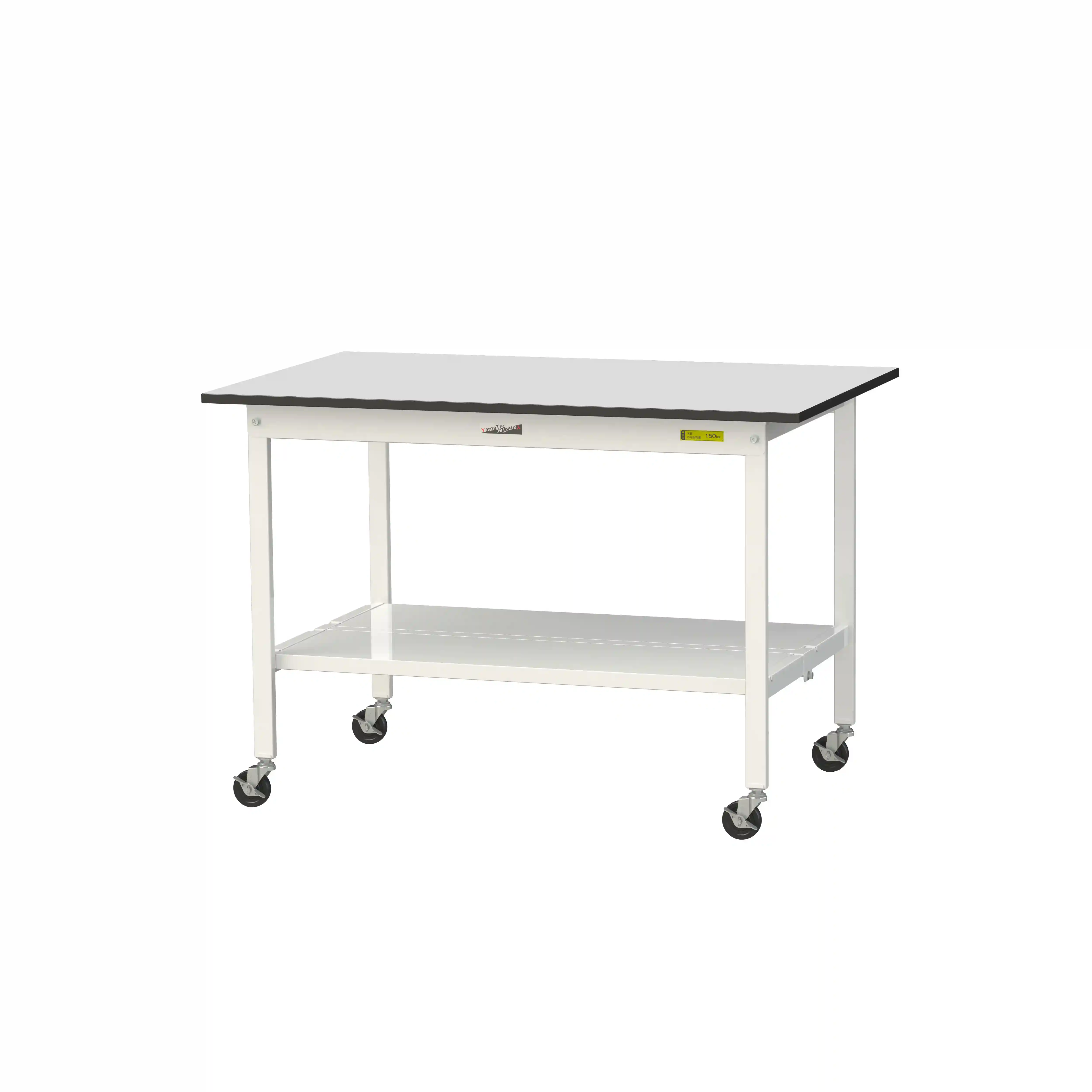 150シリーズ 移動式 RoHS2指令対応塩ビシート天板仕様 H825mm(下段全面棚板)