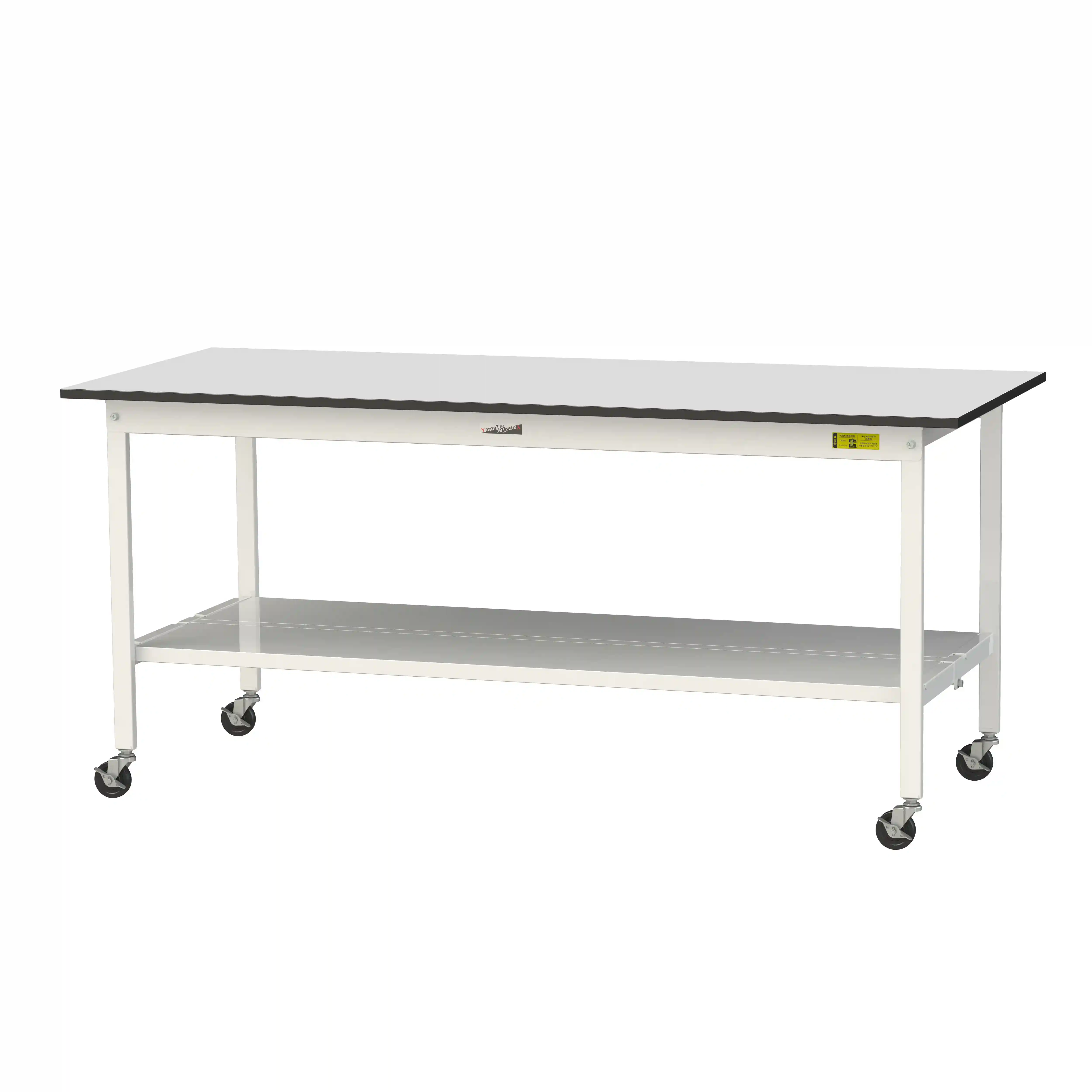 150シリーズ 移動式 RoHS2指令対応塩ビシート天板仕様 H825mm(下段全面棚板)