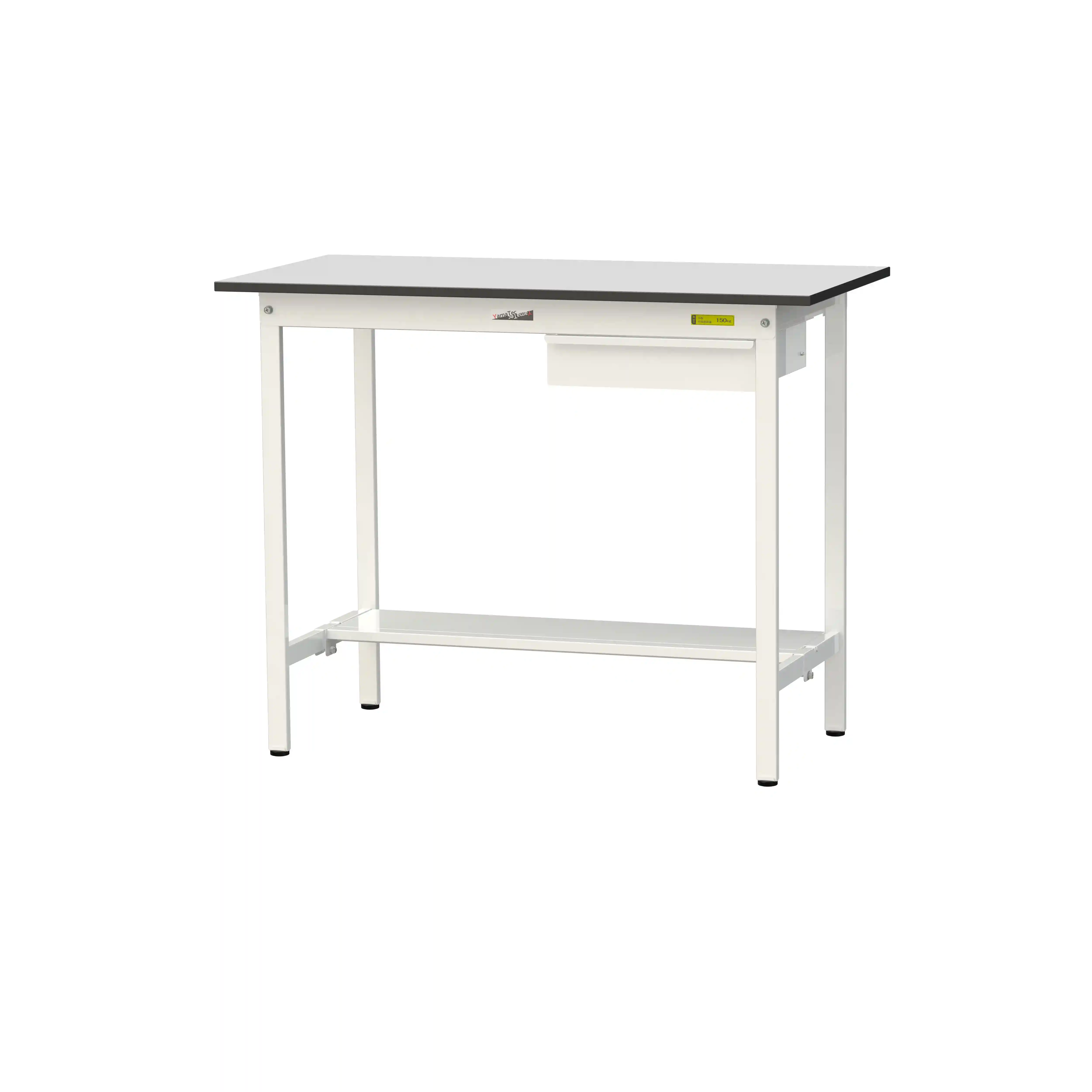 150シリーズ固定式 キャビネット付 RoHS2指令対応塩ビシート天板仕様 H950mm(下段半面棚板)
