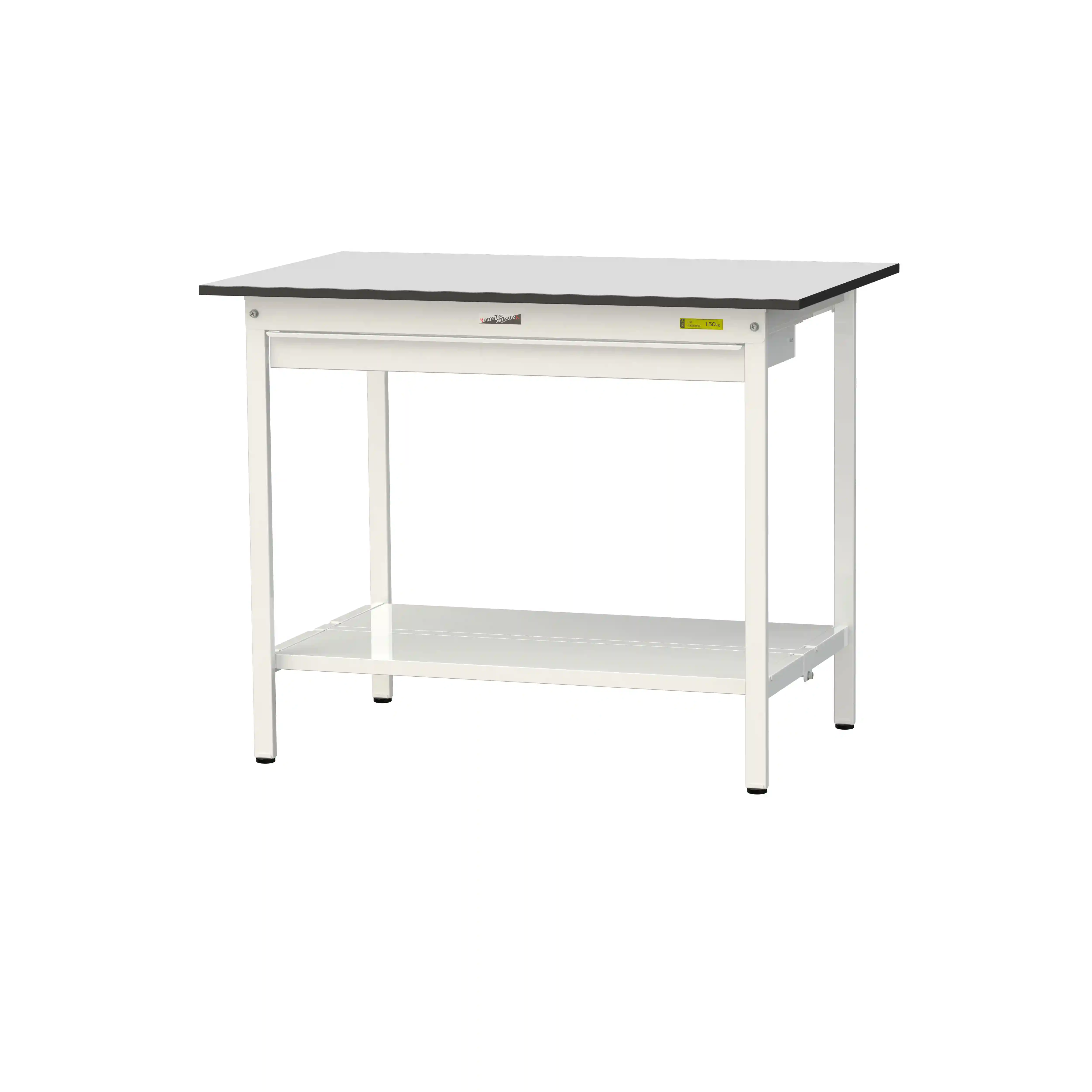 150シリーズ固定式 ワイド引出し付 RoHS2指令対応塩ビシート天板仕様 H950mm(下段全面棚板)