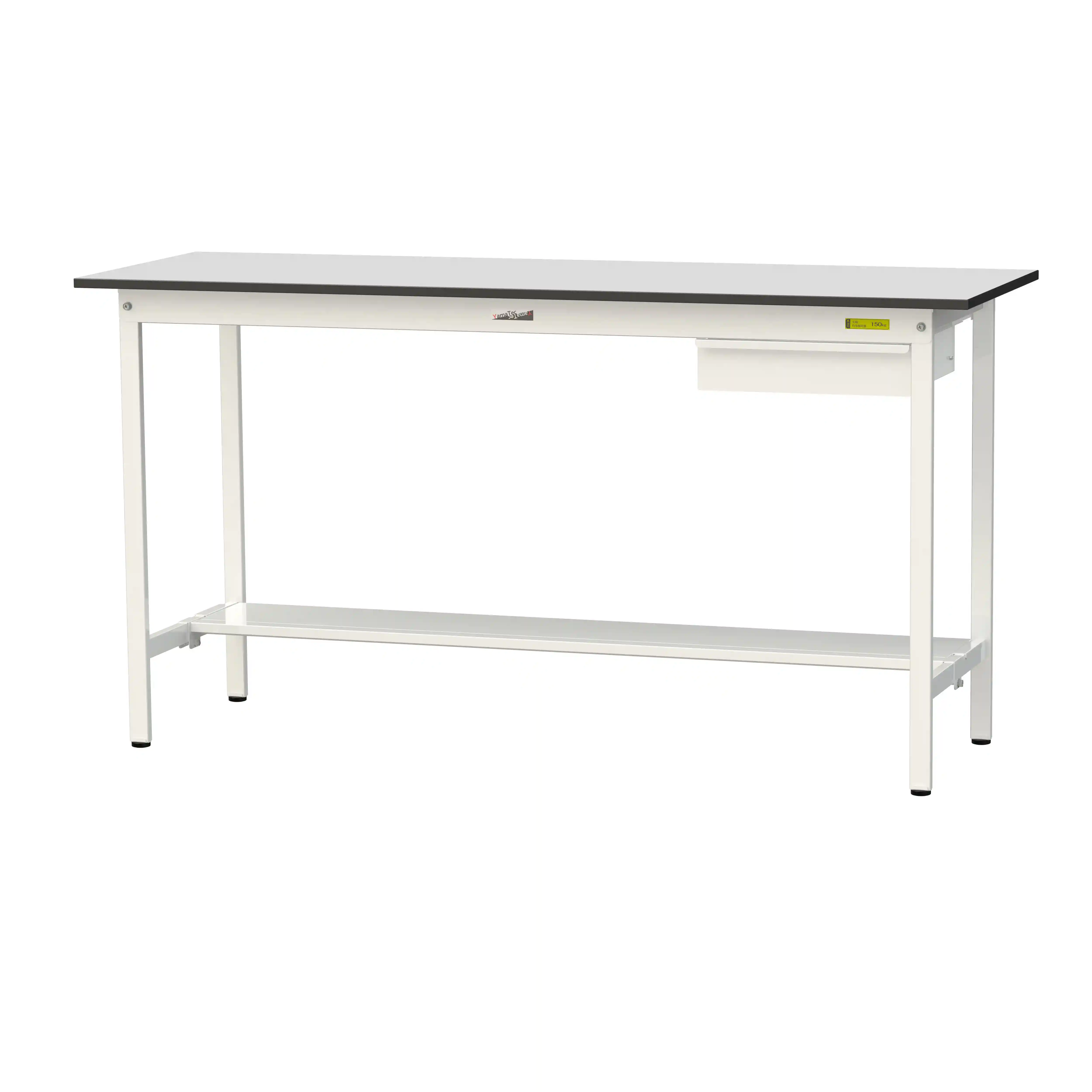 150シリーズ固定式 キャビネット付 RoHS2指令対応塩ビシート天板仕様 H950mm(下段半面棚板)