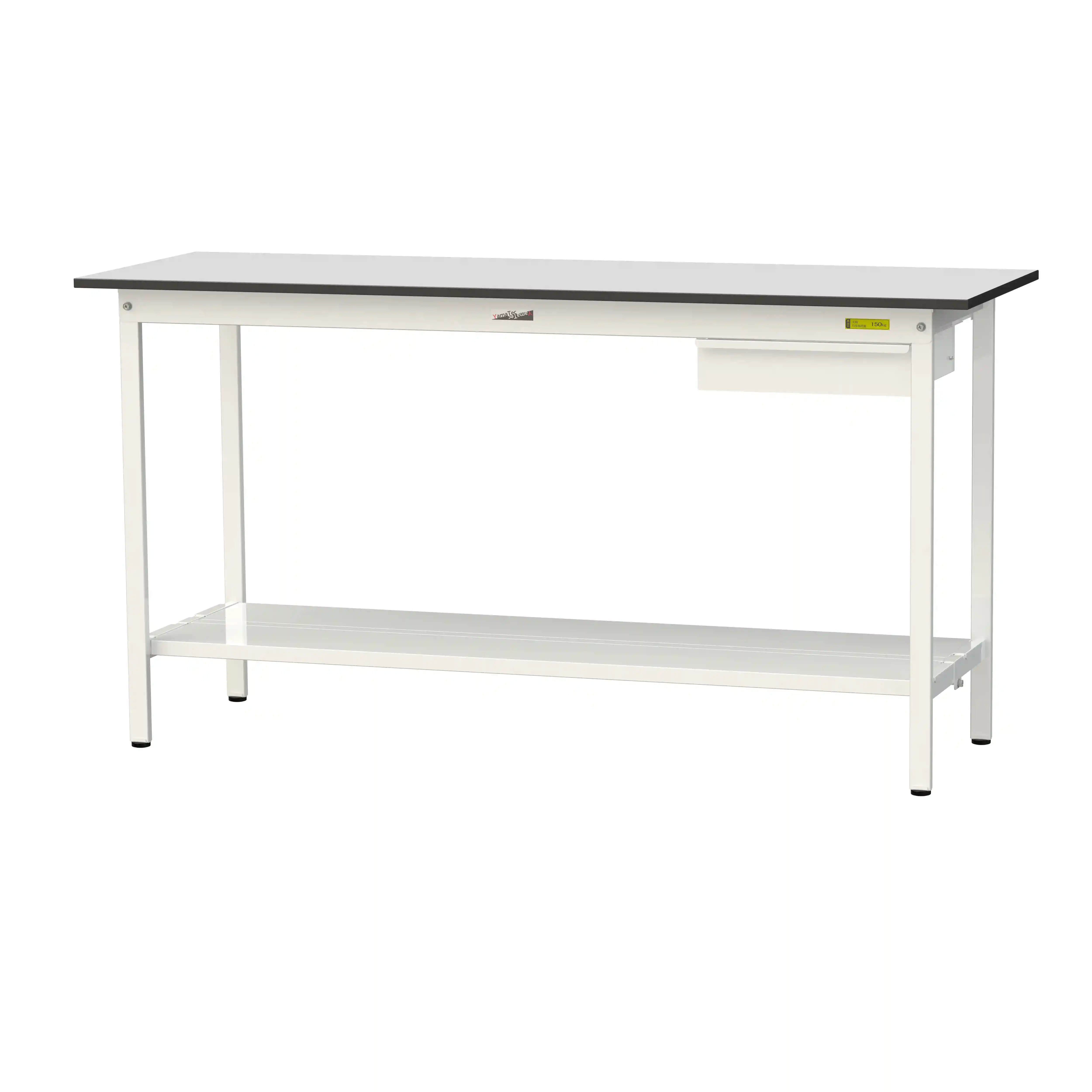 150シリーズ固定式 キャビネット付 RoHS2指令対応塩ビシート天板仕様 H950mm（下段全面棚板）