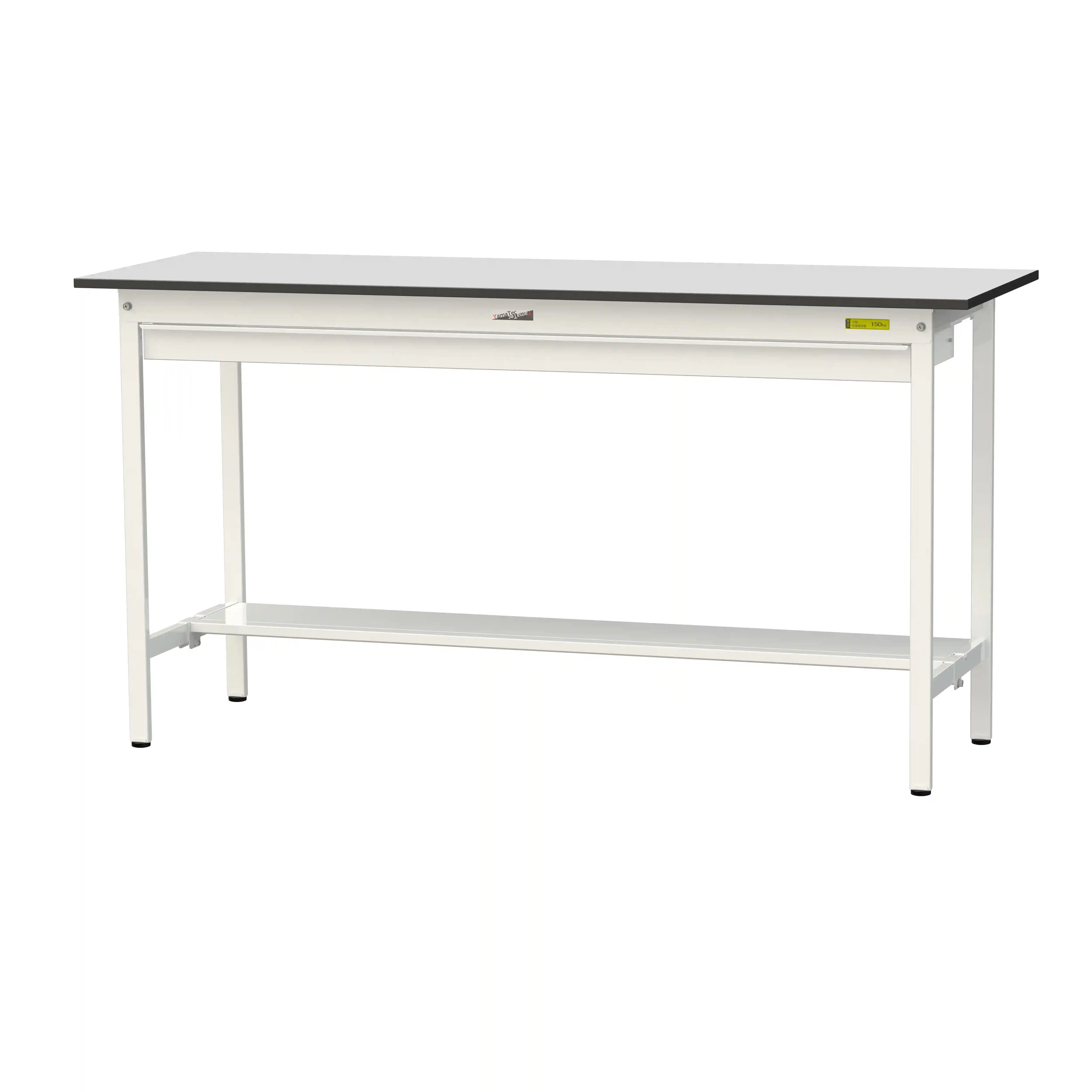 150シリーズ固定式 ワイド引出し付 RoHS2指令対応塩ビシート天板仕様 H950mm(下段半面棚板)