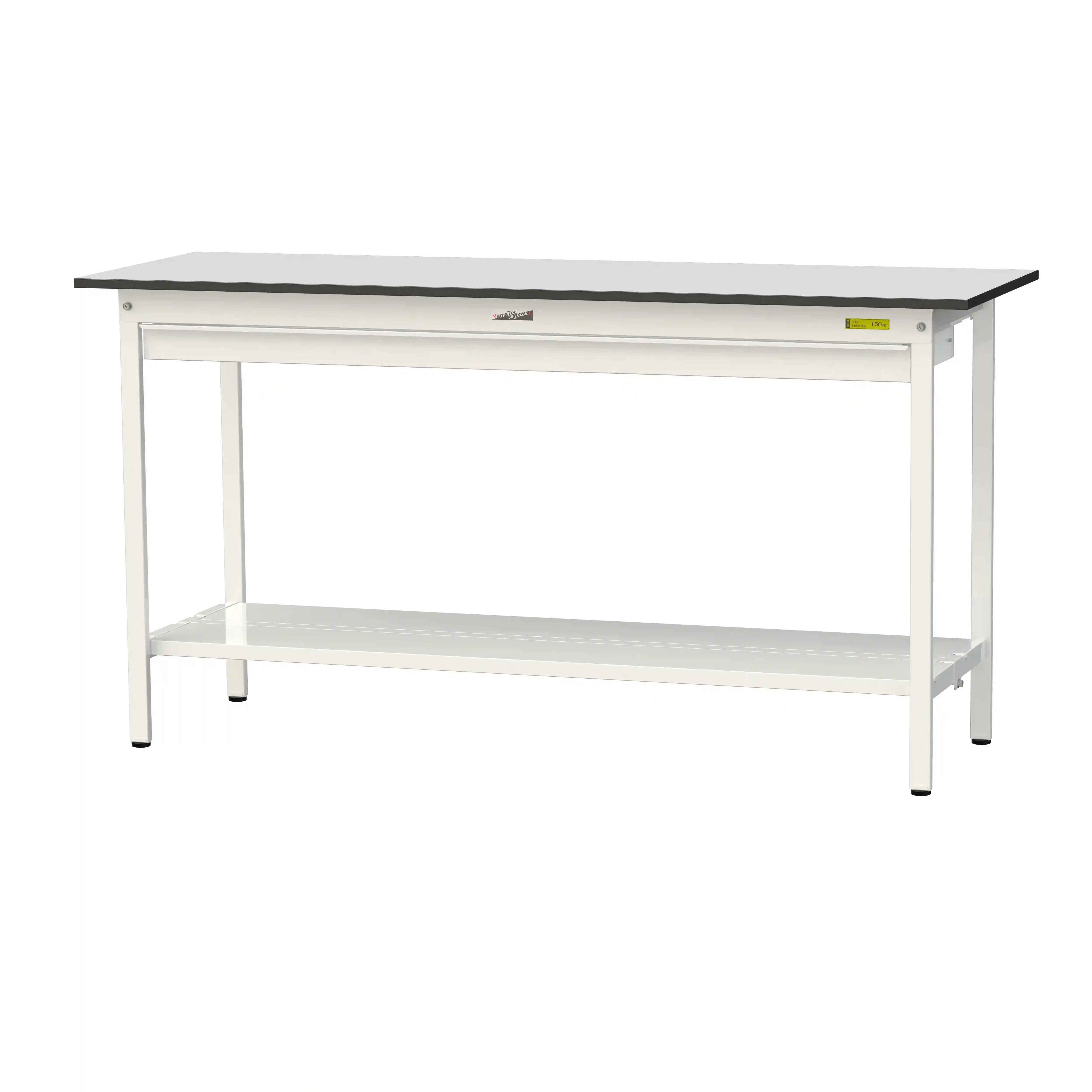 150シリーズ固定式 ワイド引出し付 RoHS2指令対応塩ビシート天板仕様 H950mm（下段全面棚板）