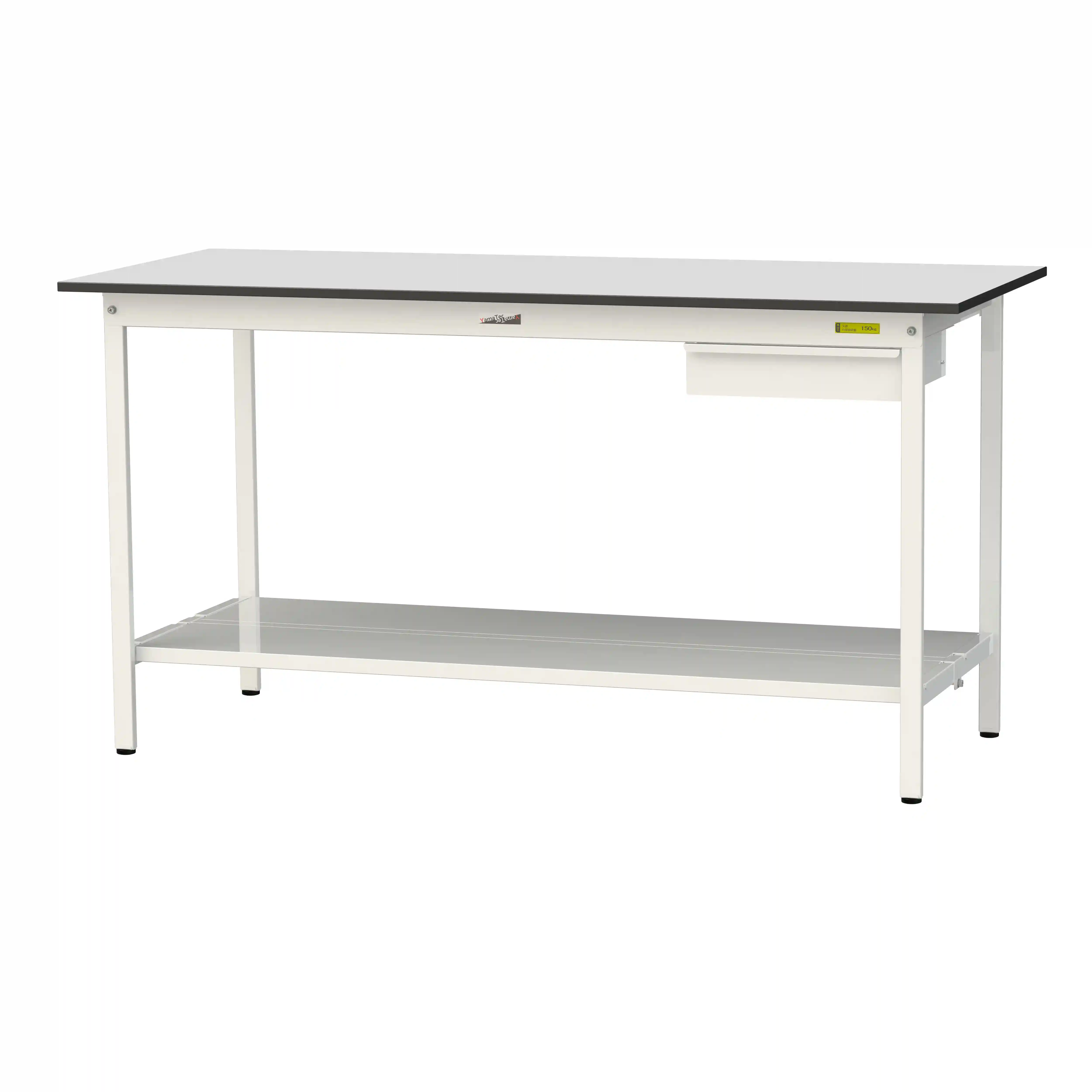 150シリーズ固定式 キャビネット付 RoHS2指令対応塩ビシート天板仕様 H950mm(下段全面棚板)