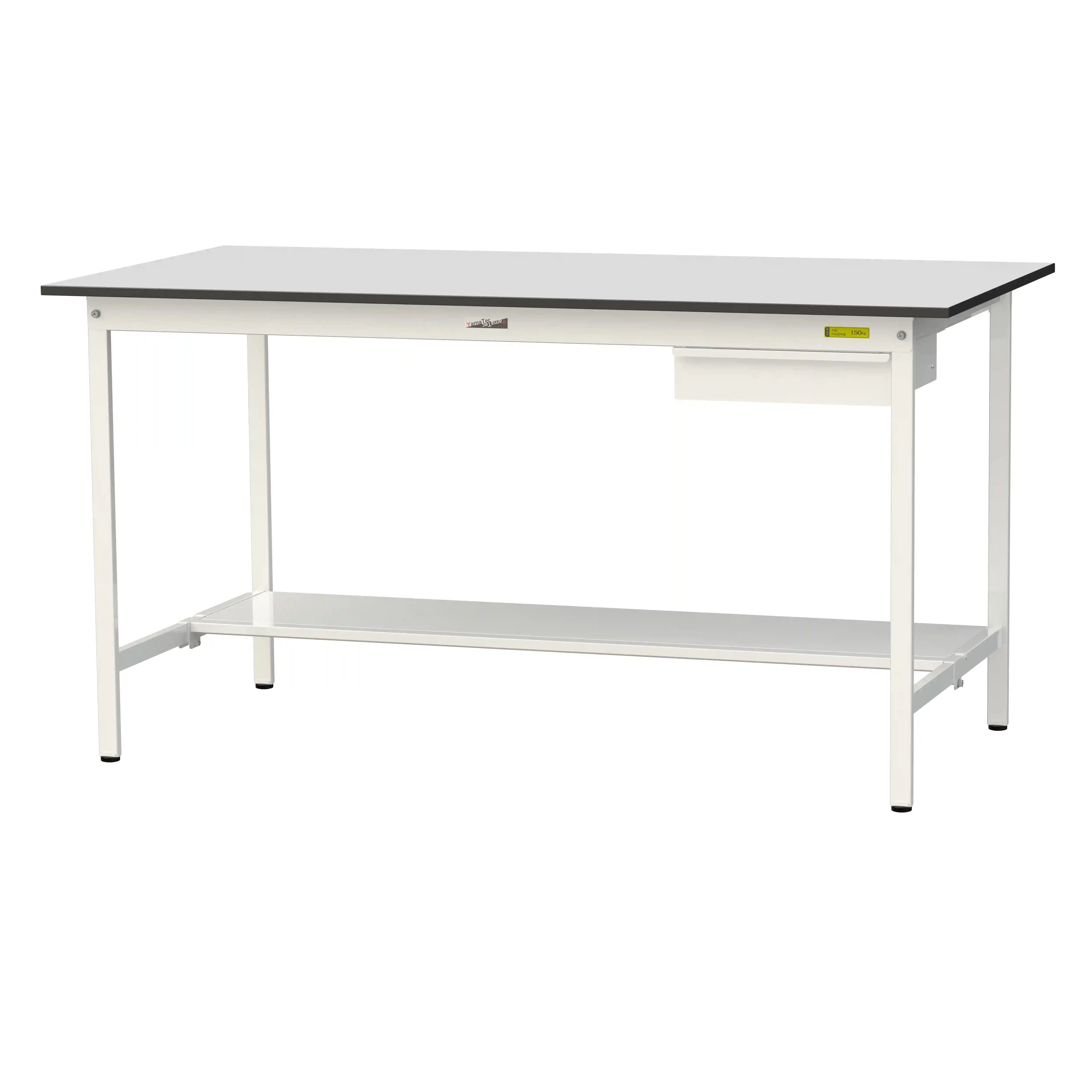 150シリーズ固定式 キャビネット付 RoHS2指令対応塩ビシート天板仕様 H950mm(下段半面棚板)