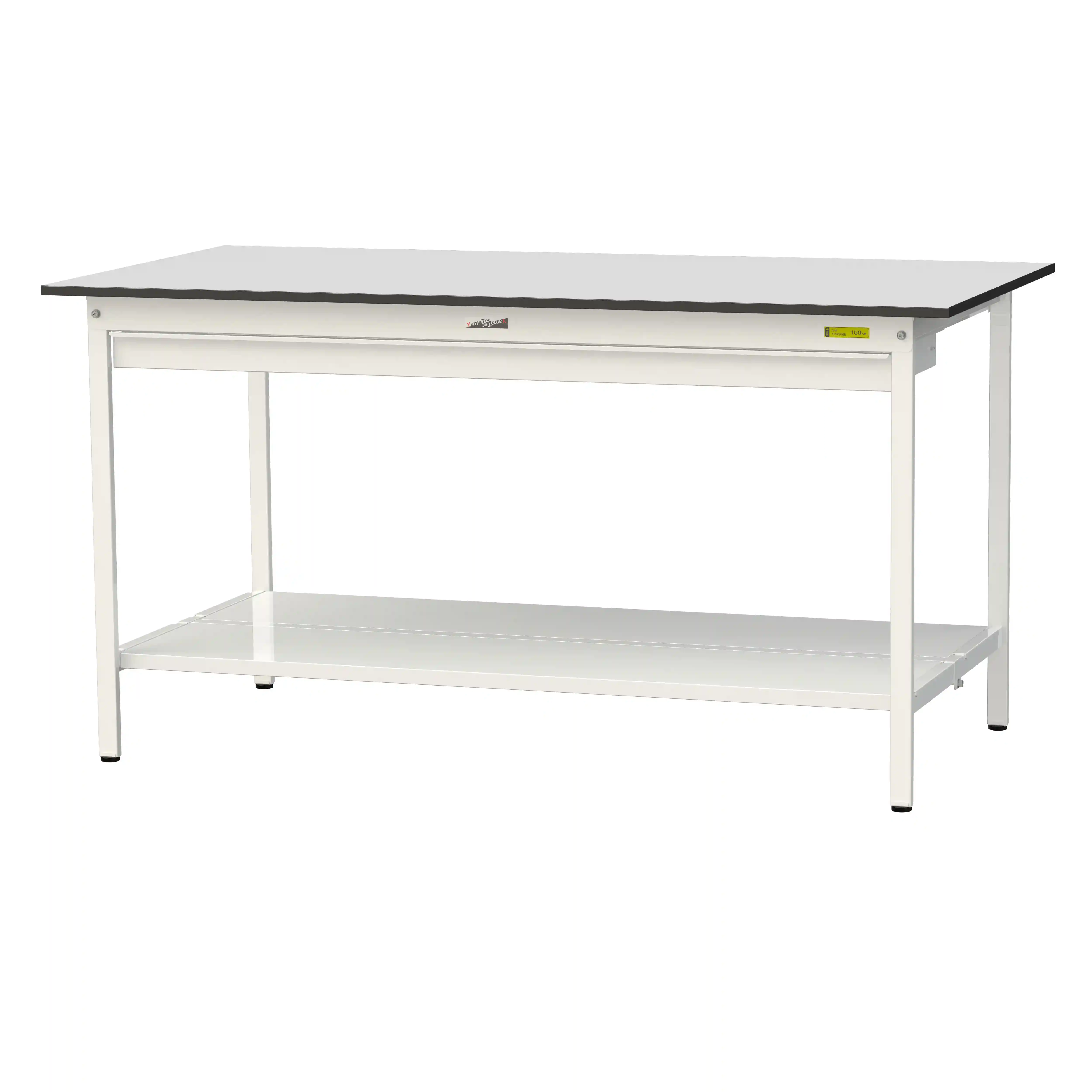 150シリーズ固定式 ワイド引出し付 RoHS2指令対応塩ビシート天板仕様 H950mm(下段全面棚板)