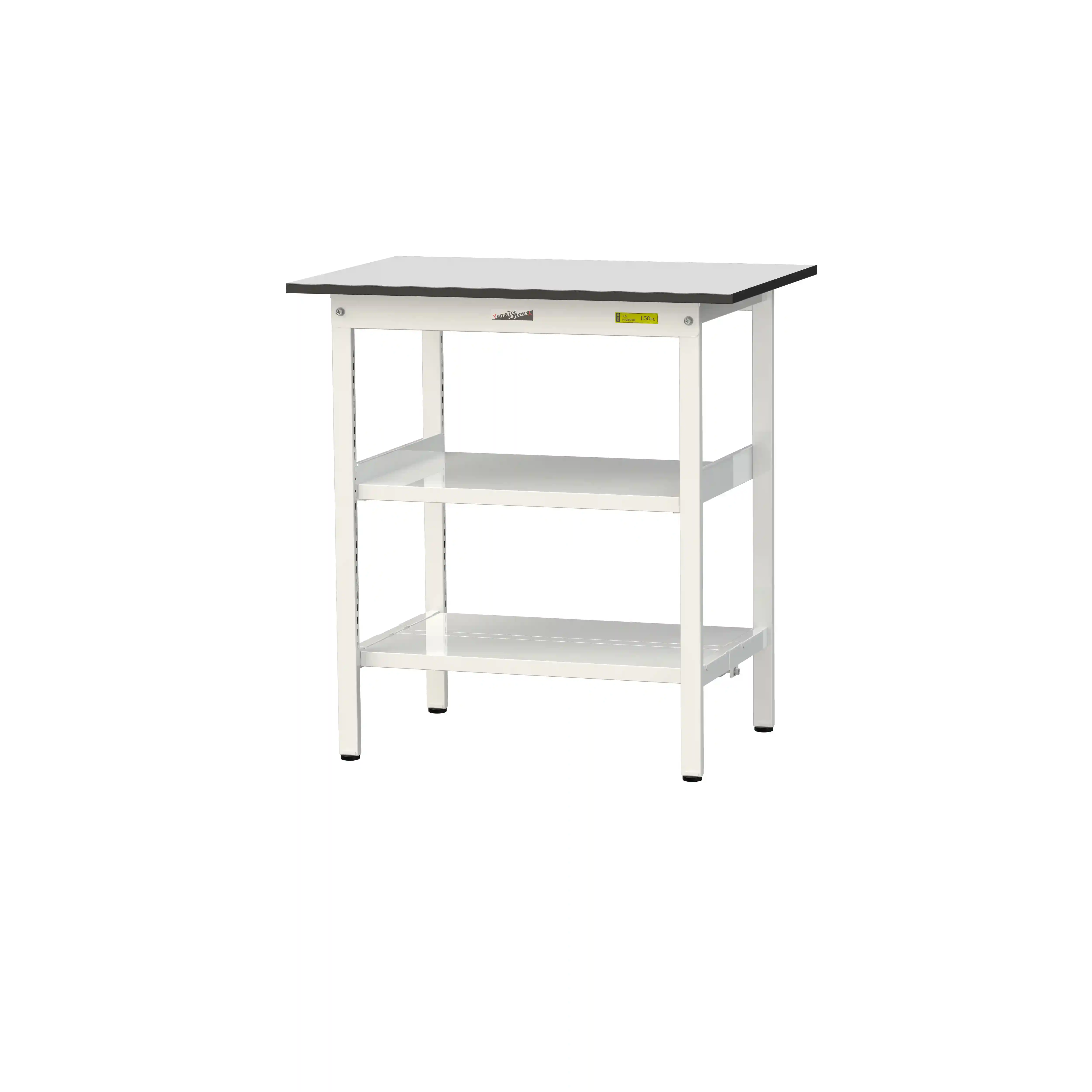 150シリーズ固定式 中間棚付 RoHS2指令対応塩ビシート天板仕様 H950mm(下段全面棚板)