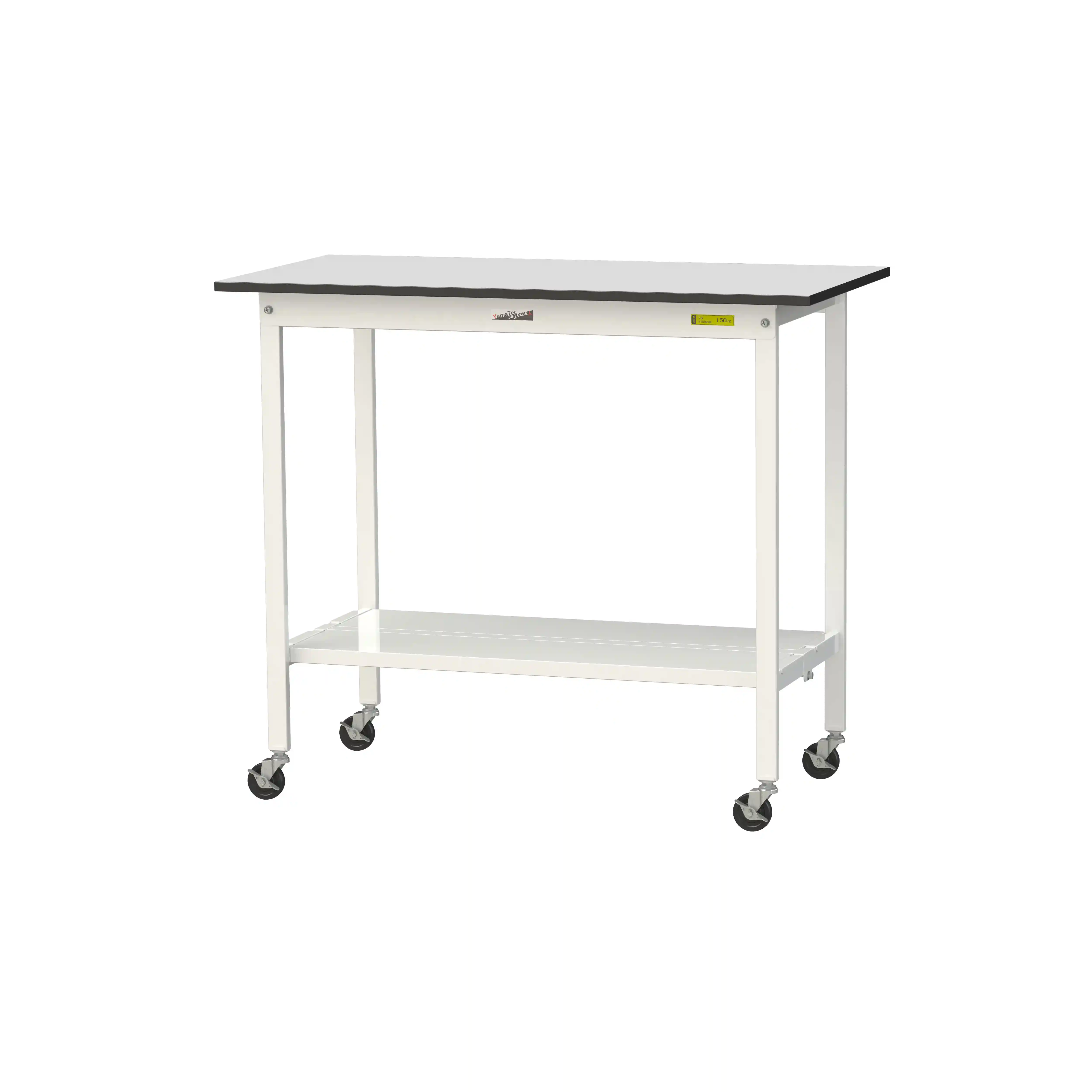 150シリーズ 移動式 RoHS2指令対応塩ビシート天板仕様 H1035mm（下段全面棚板）