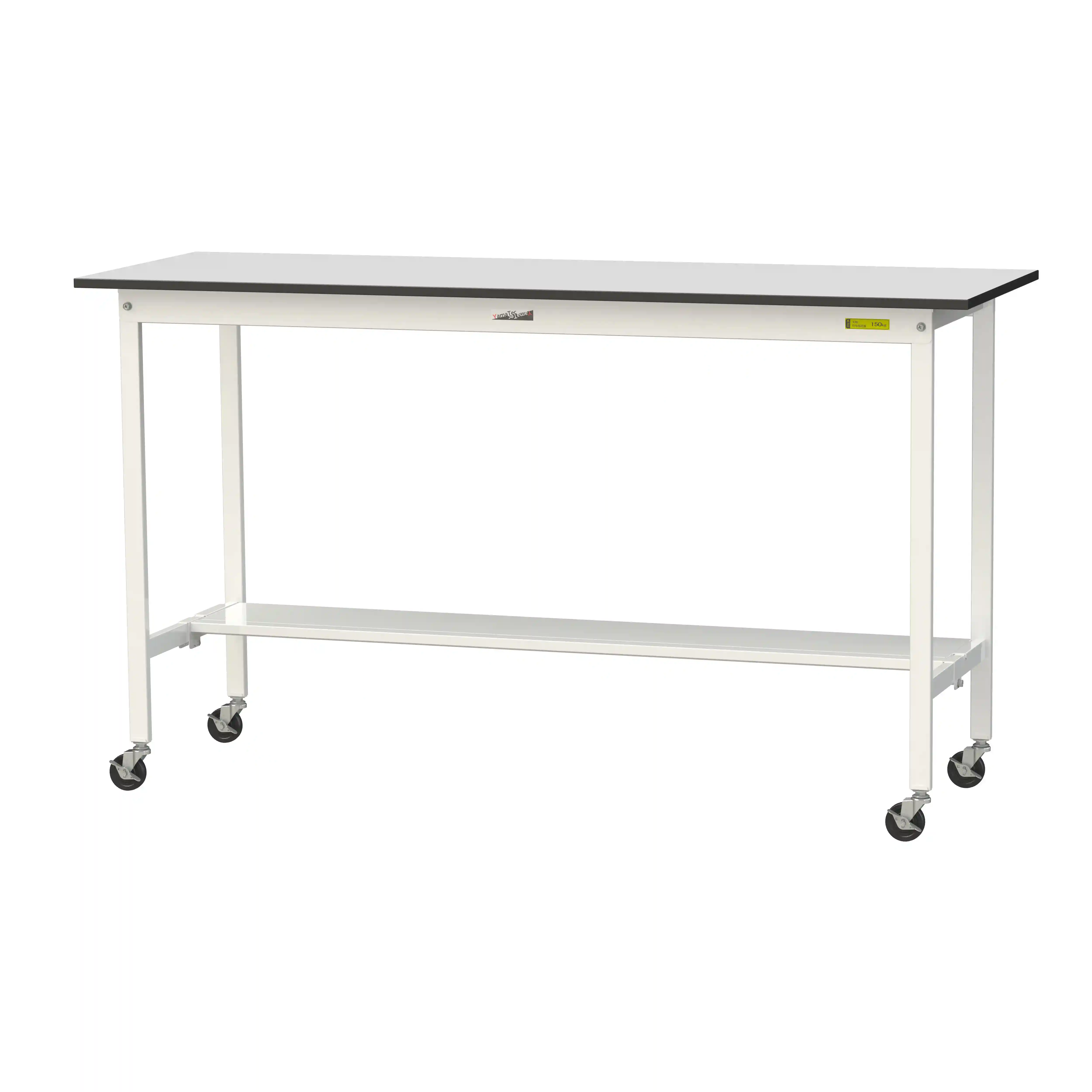 150シリーズ 移動式 RoHS2指令対応塩ビシート天板仕様 H1035mm(下段半面棚板)