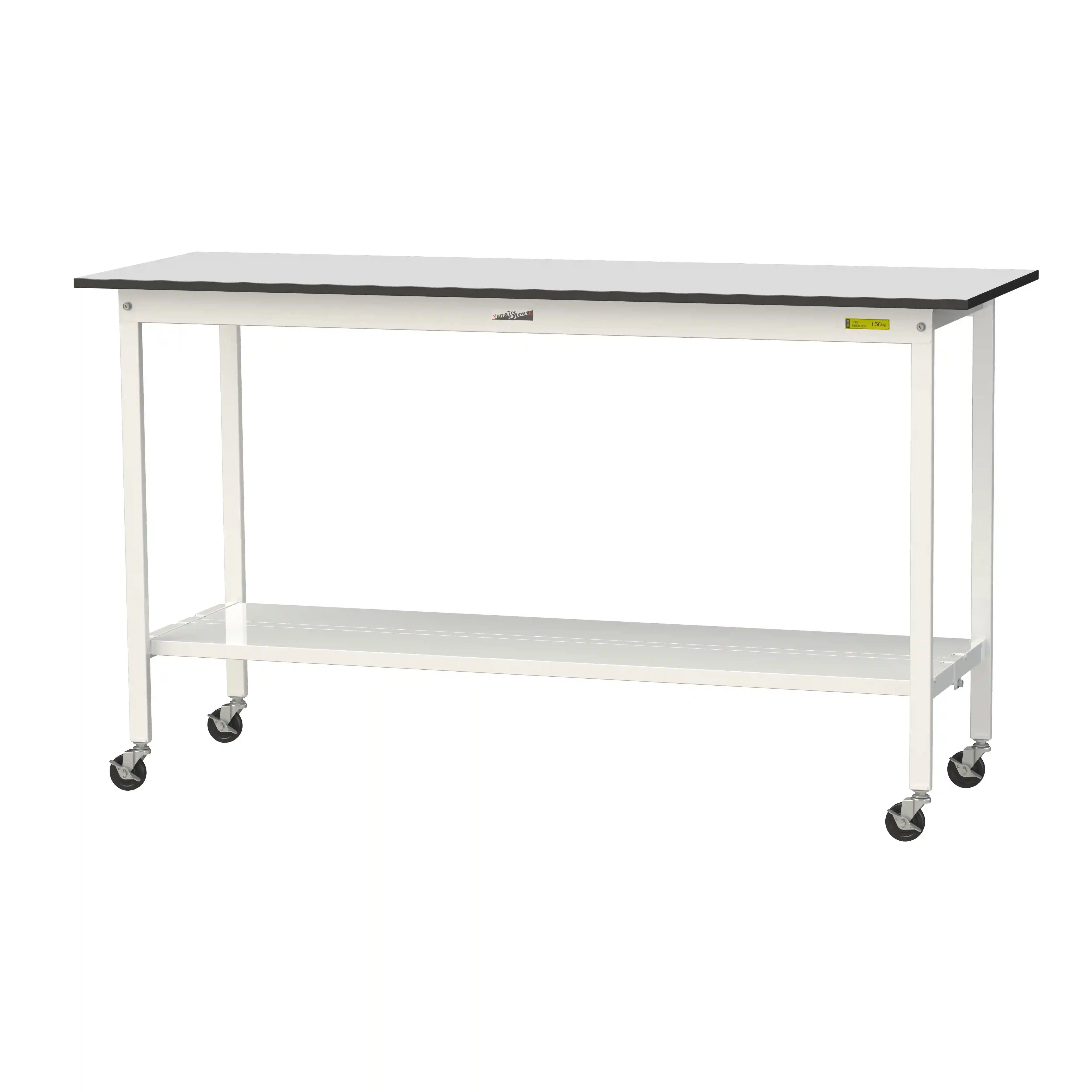 150シリーズ 移動式 RoHS2指令対応塩ビシート天板仕様 H1035mm（下段全面棚板）