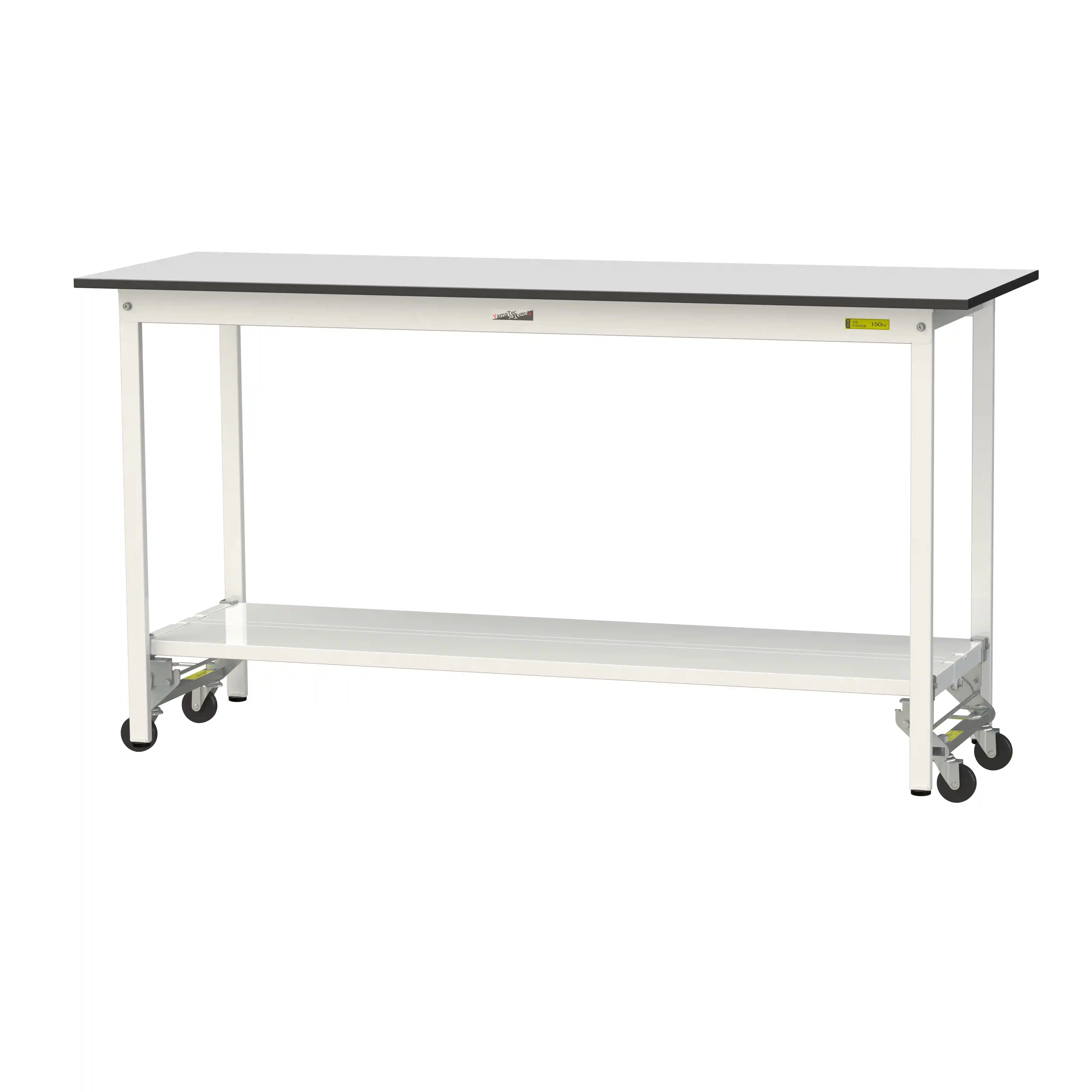 150シリーズ ワンタッチ移動タイプ RoHS2指令対応塩ビシート天板仕様 H950mm(下段全面棚板)
