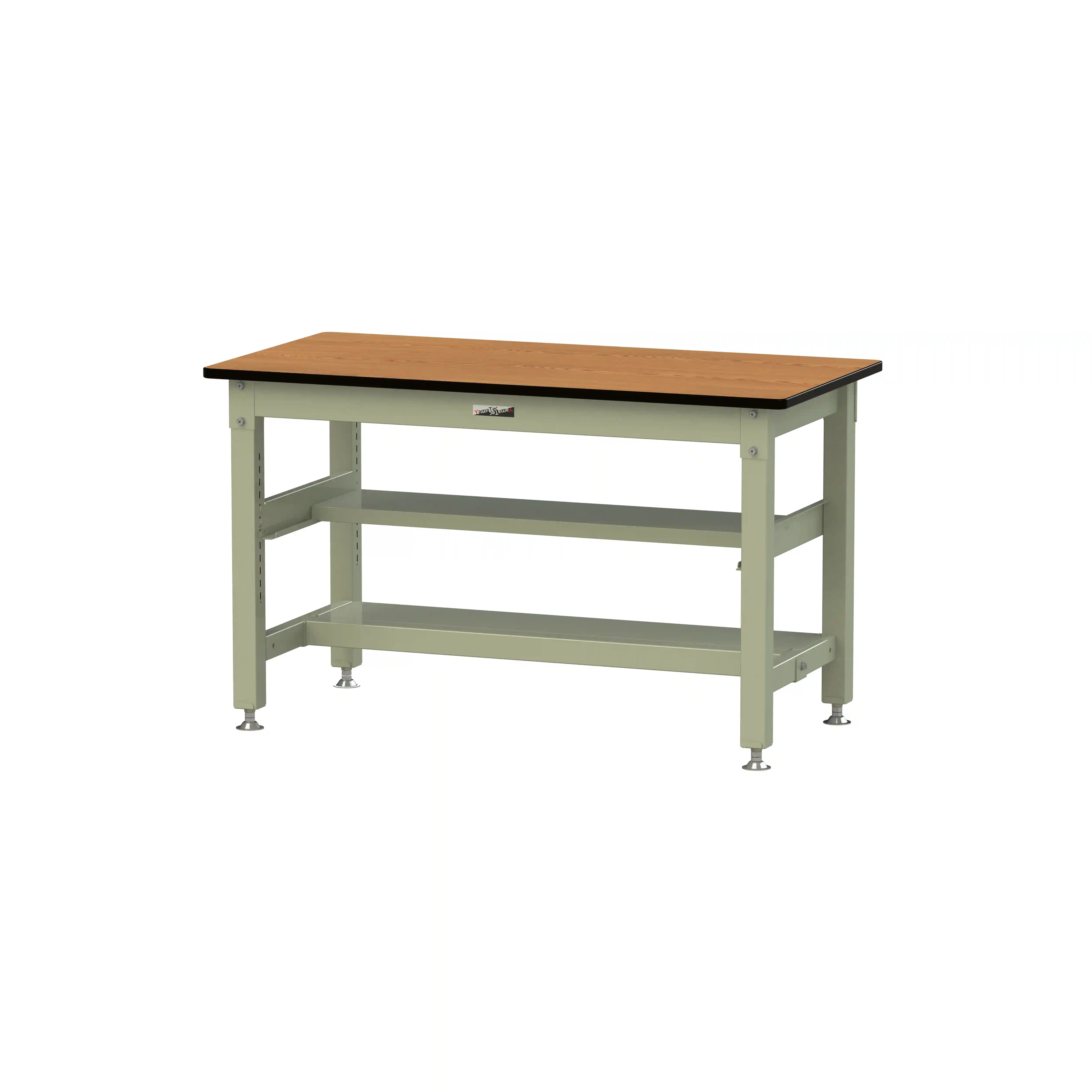 800シリーズ 固定式 中間棚付 H740mm（上下段半面棚板）