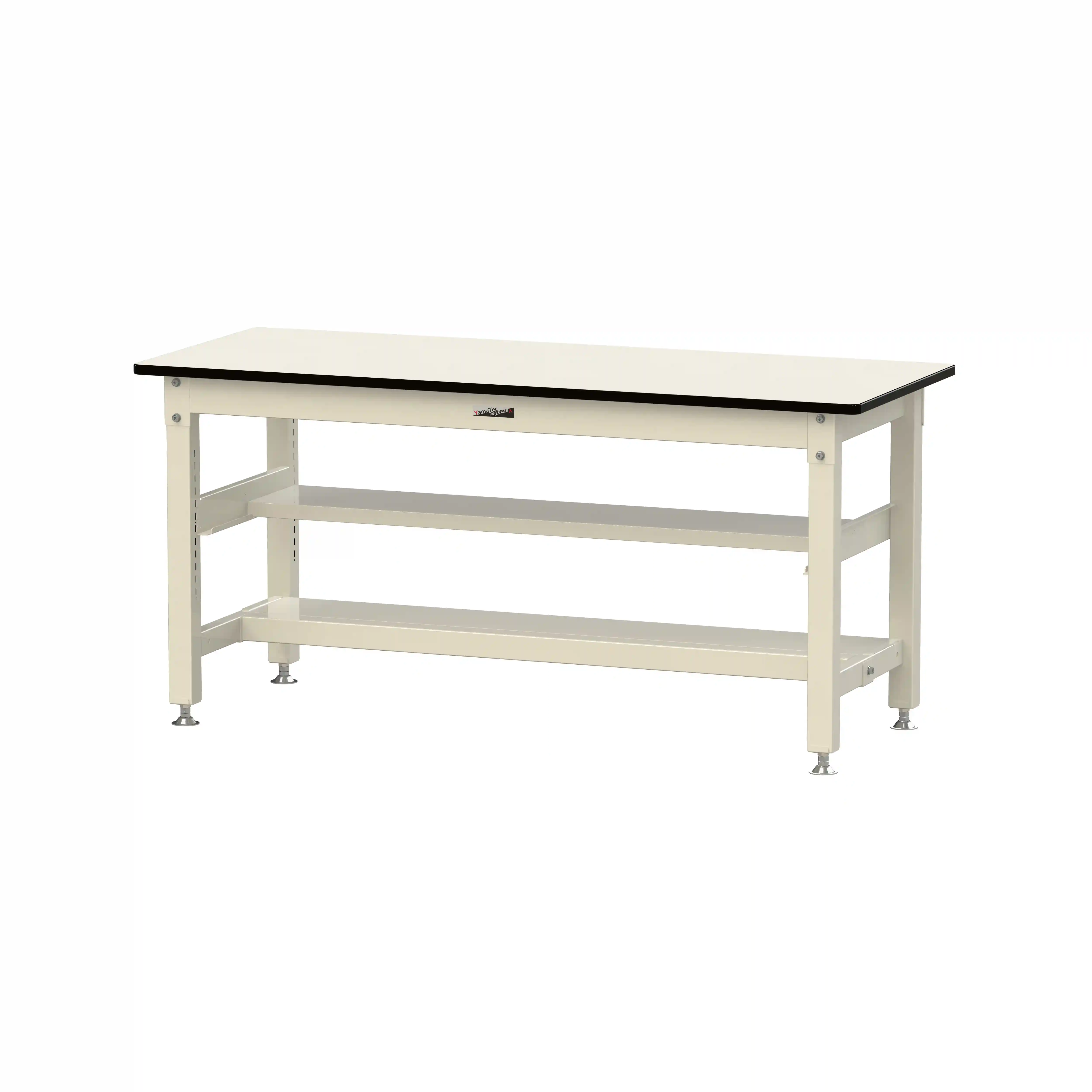 800シリーズ 固定式 中間棚付 H740mm(上下段半面棚板)