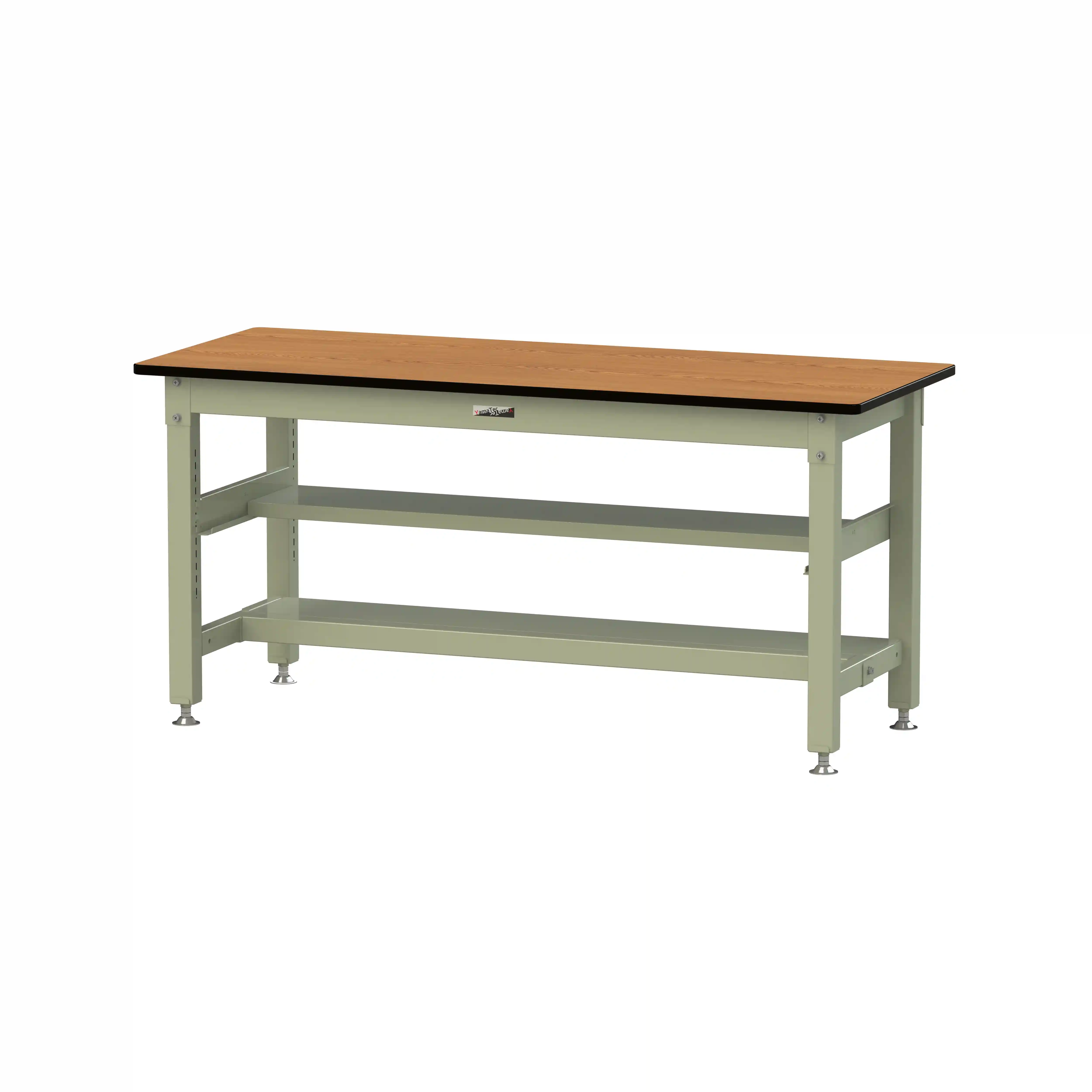 800シリーズ 固定式 中間棚付 H740mm（上下段半面棚板）