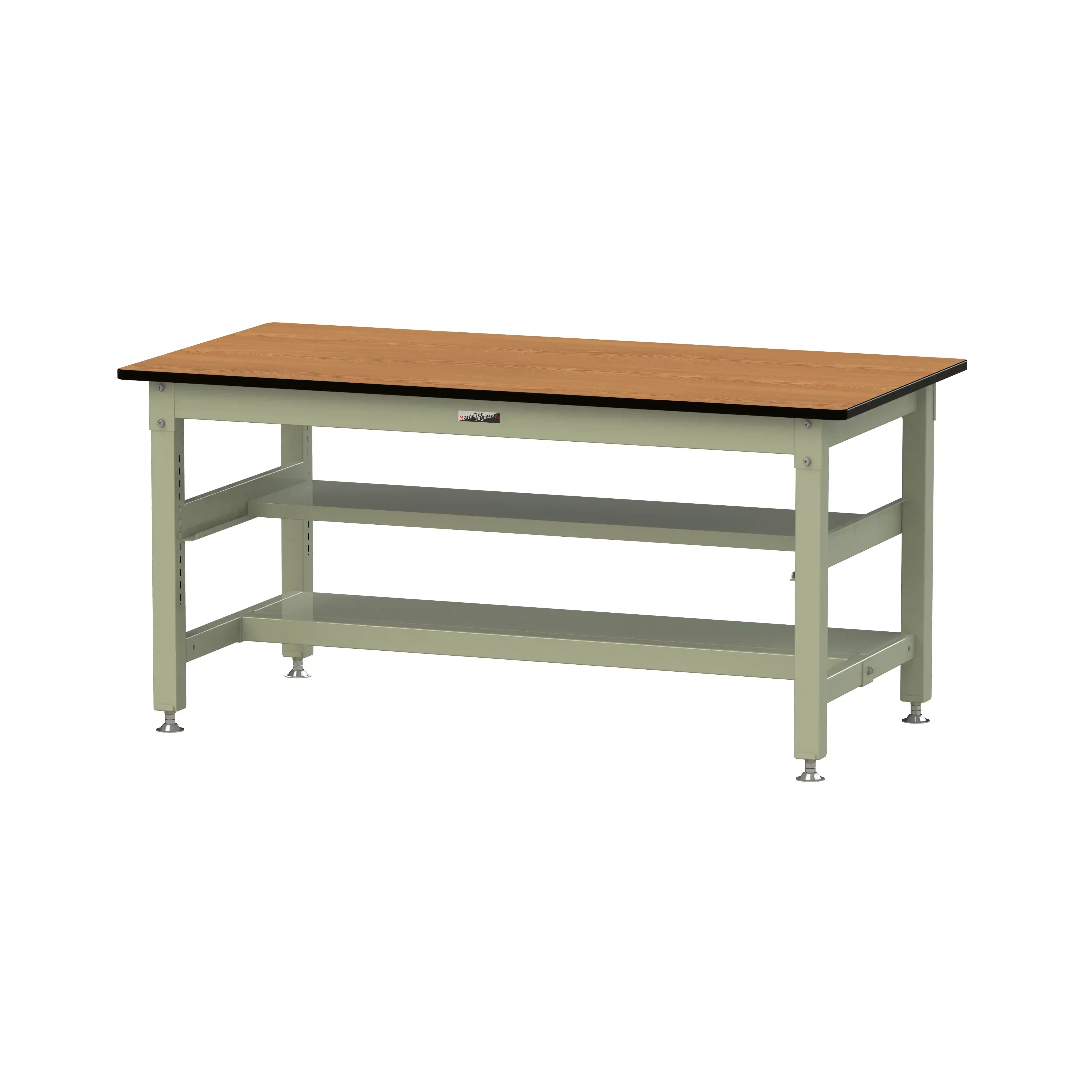 800シリーズ 固定式 中間棚付 H740mm（上下段半面棚板）