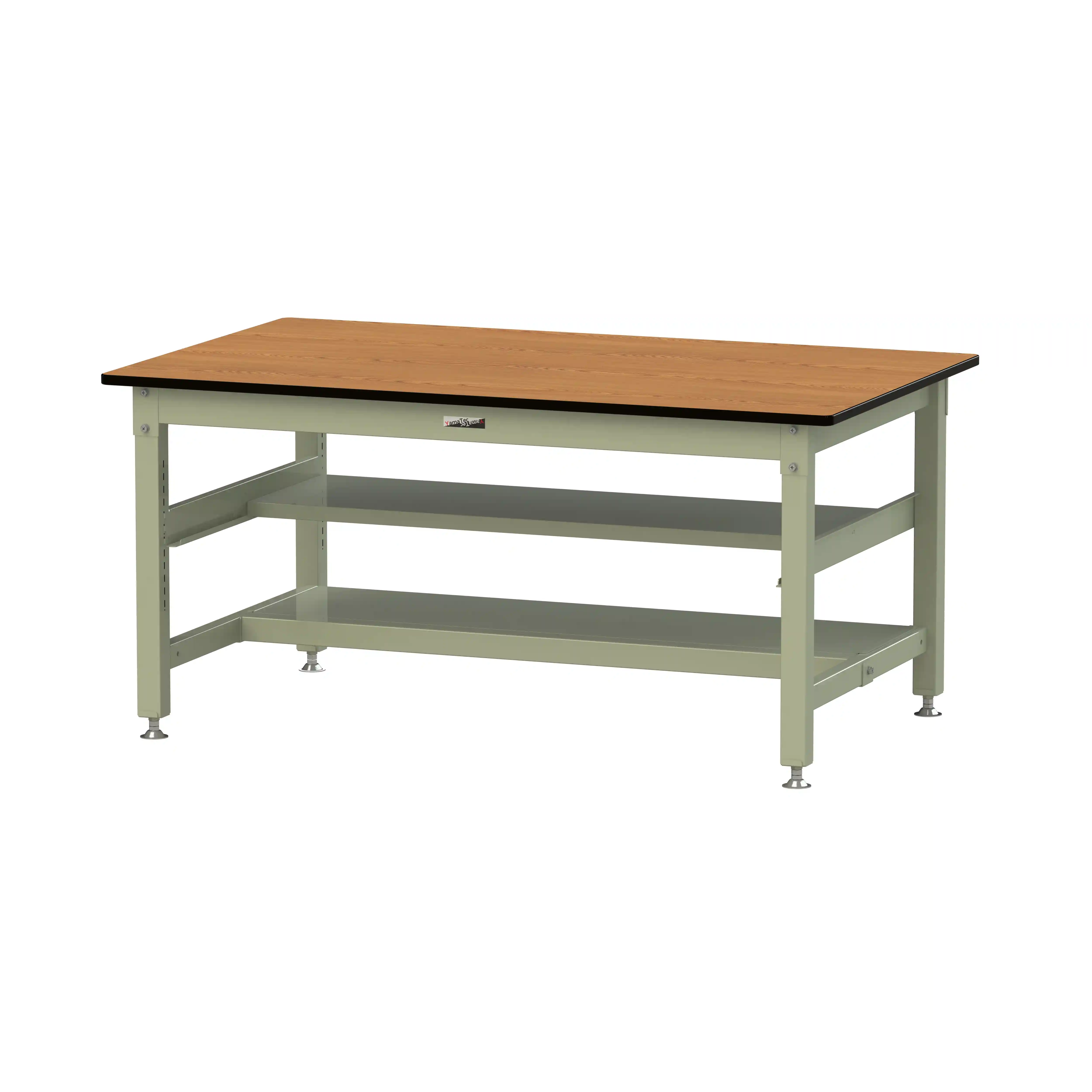 800シリーズ 固定式 中間棚付 H740mm（上下段半面棚板）