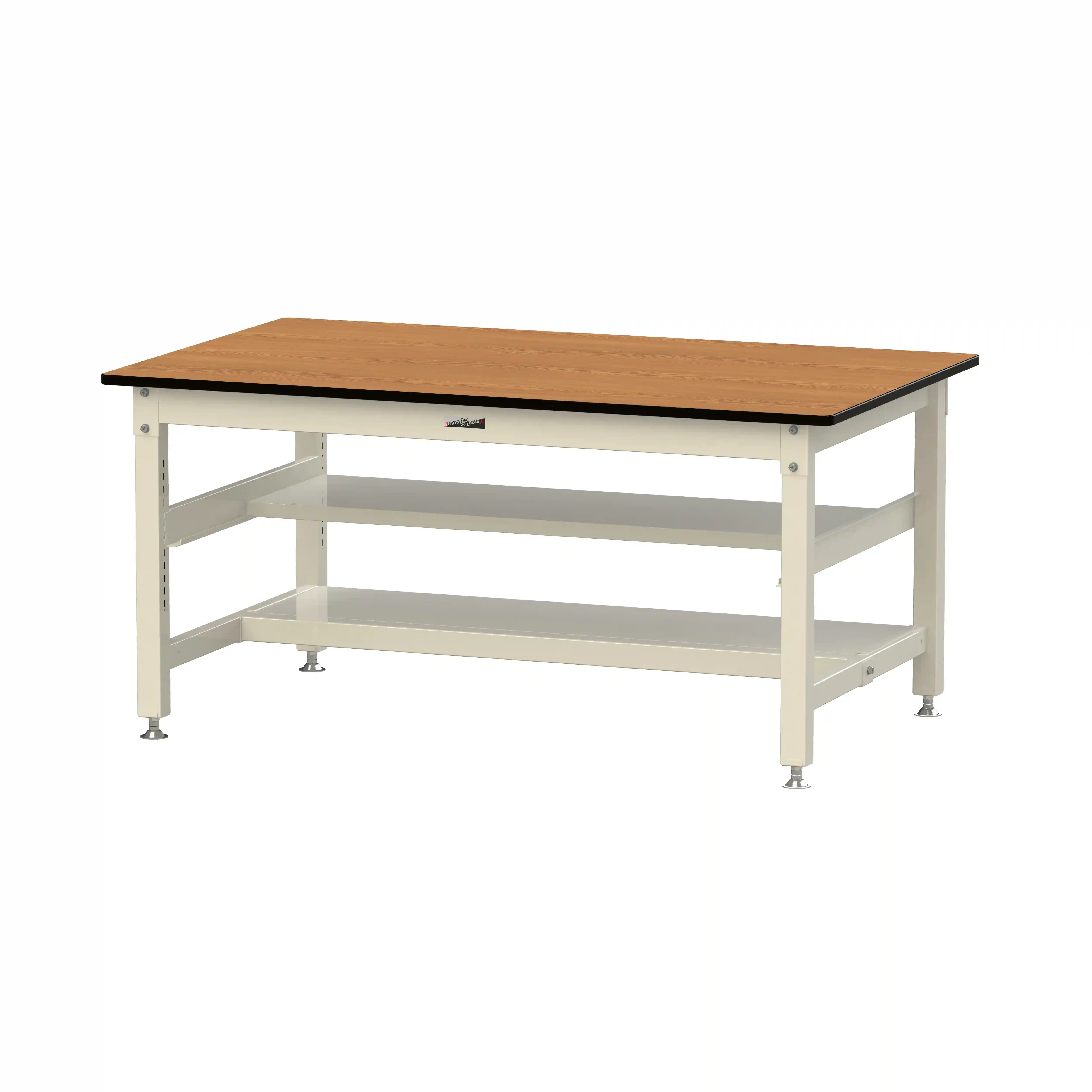 800シリーズ 固定式 中間棚付 H740mm（上下段半面棚板）