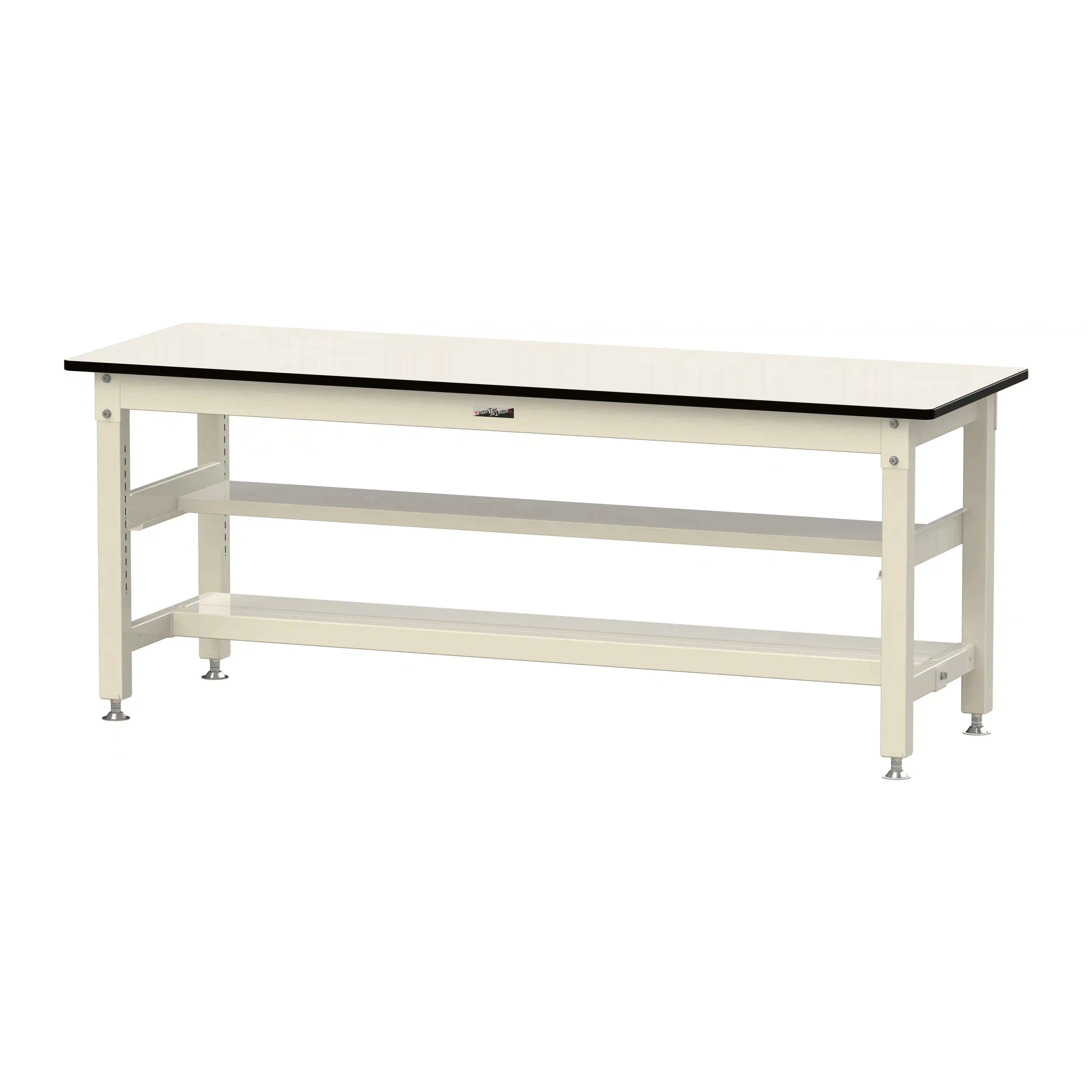 800シリーズ 固定式 中間棚付 H740mm（上下段半面棚板）