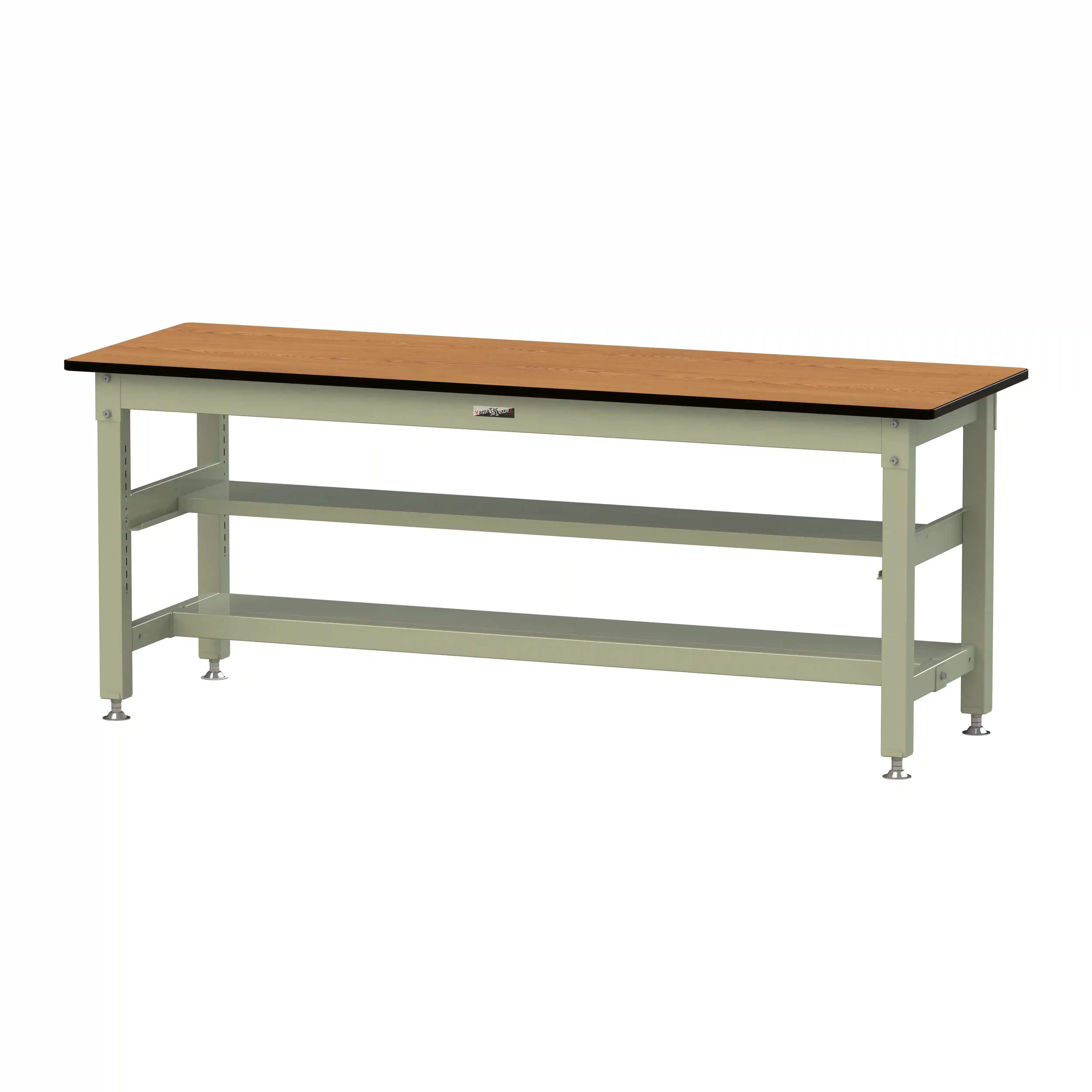 800シリーズ 固定式 中間棚付 H740mm(上下段半面棚板)