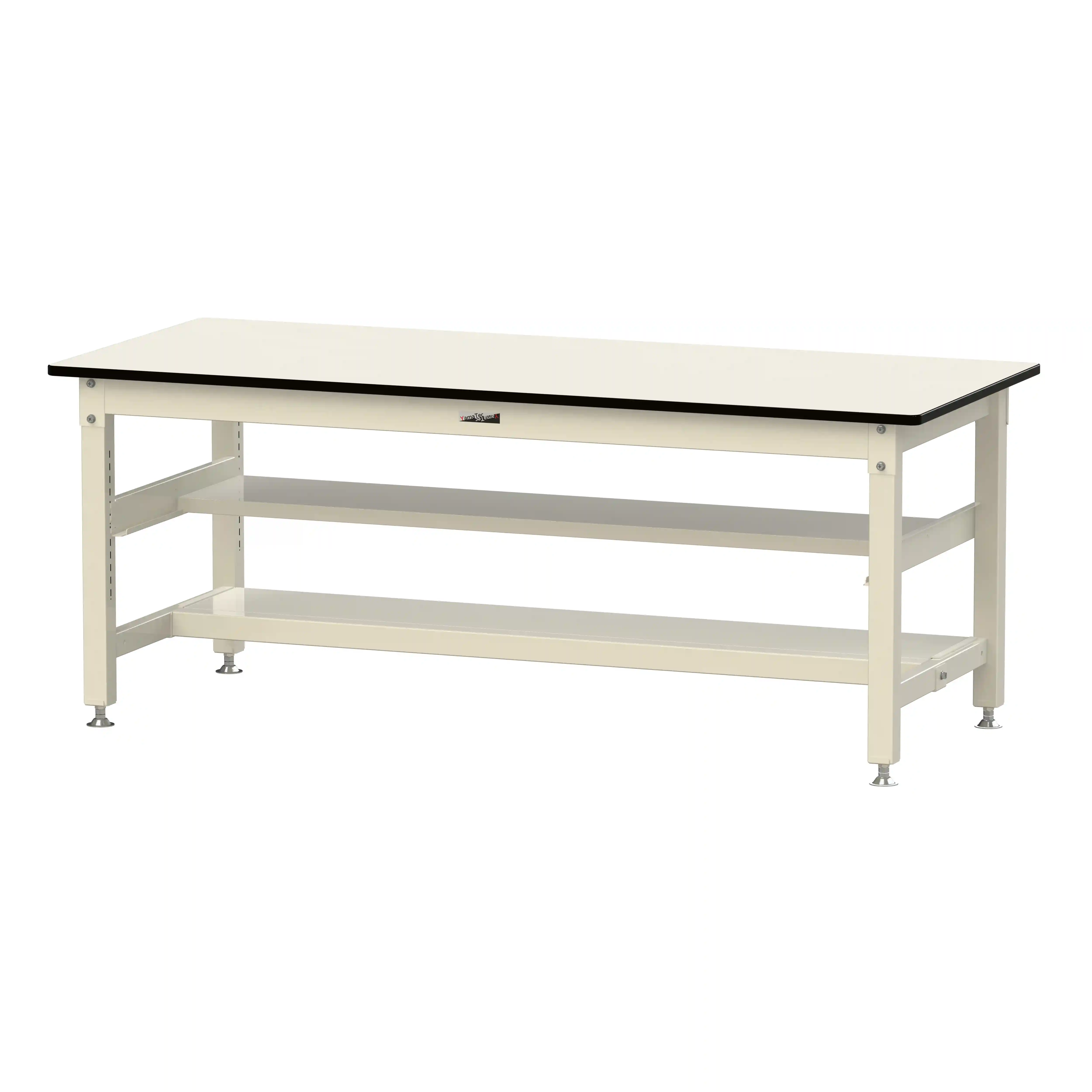 800シリーズ 固定式 中間棚付 H740mm（上下段半面棚板）