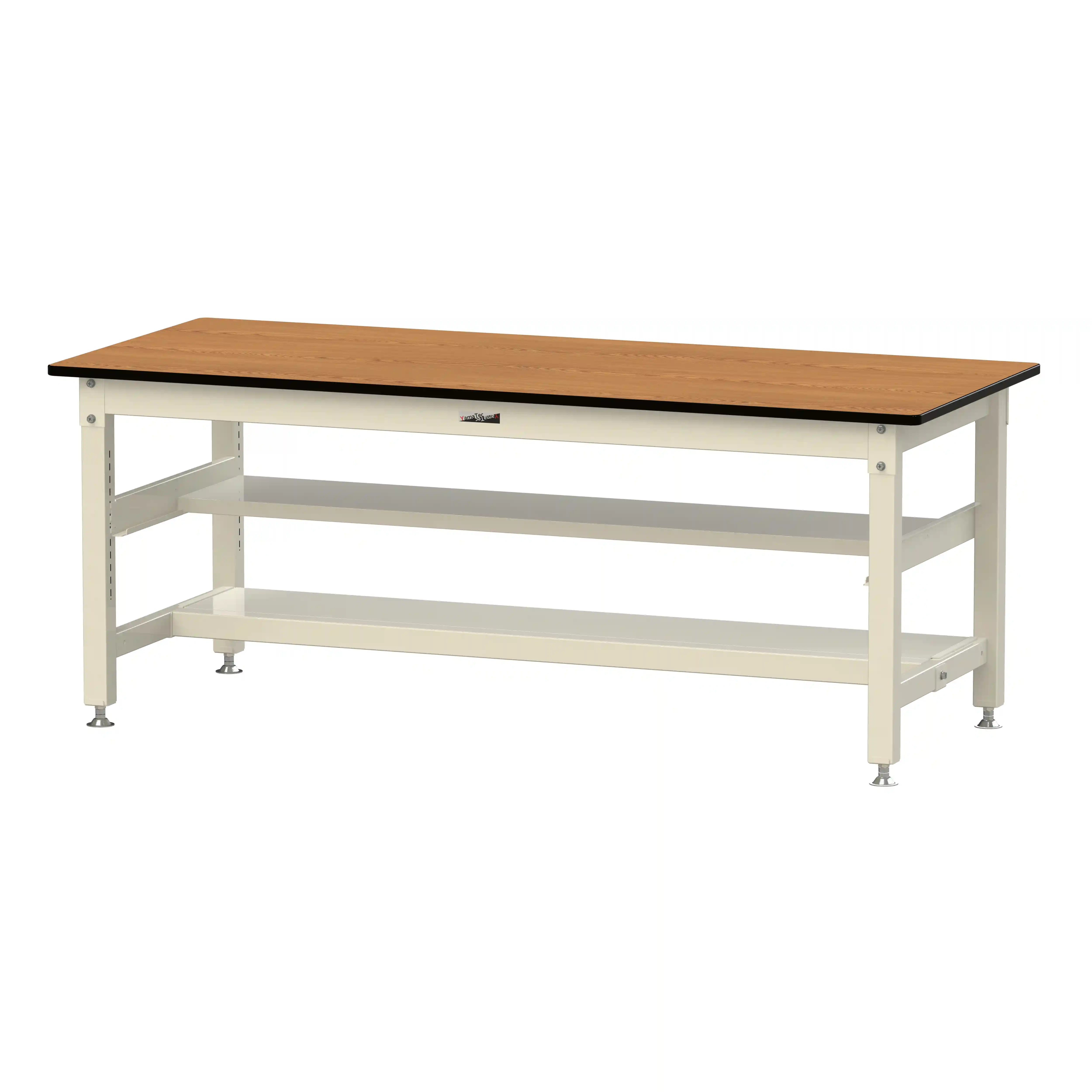 800シリーズ 固定式 中間棚付 H740mm（上下段半面棚板）