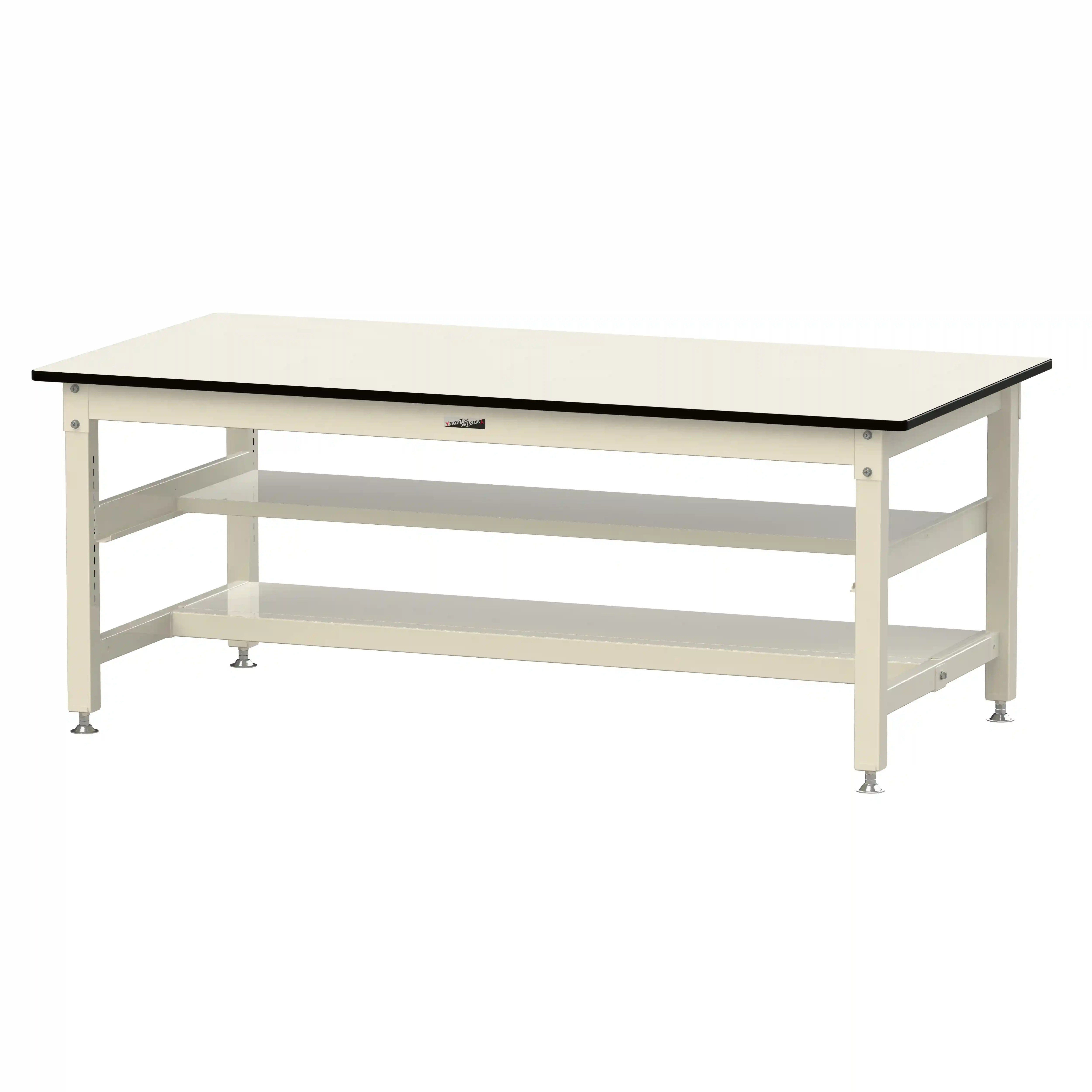 800シリーズ 固定式 中間棚付 H740mm（上下段半面棚板）