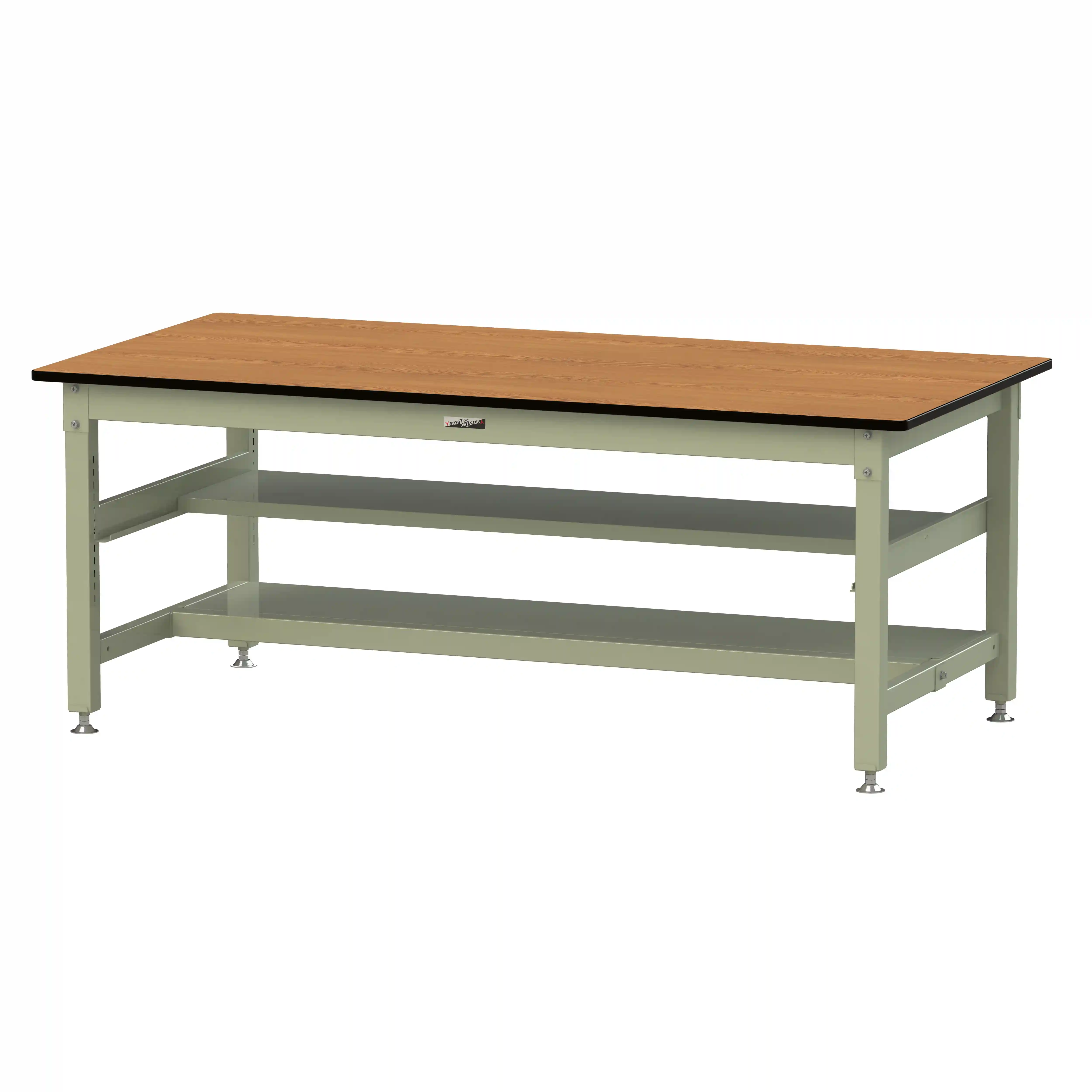 800シリーズ 固定式 中間棚付 H740mm（上下段半面棚板）