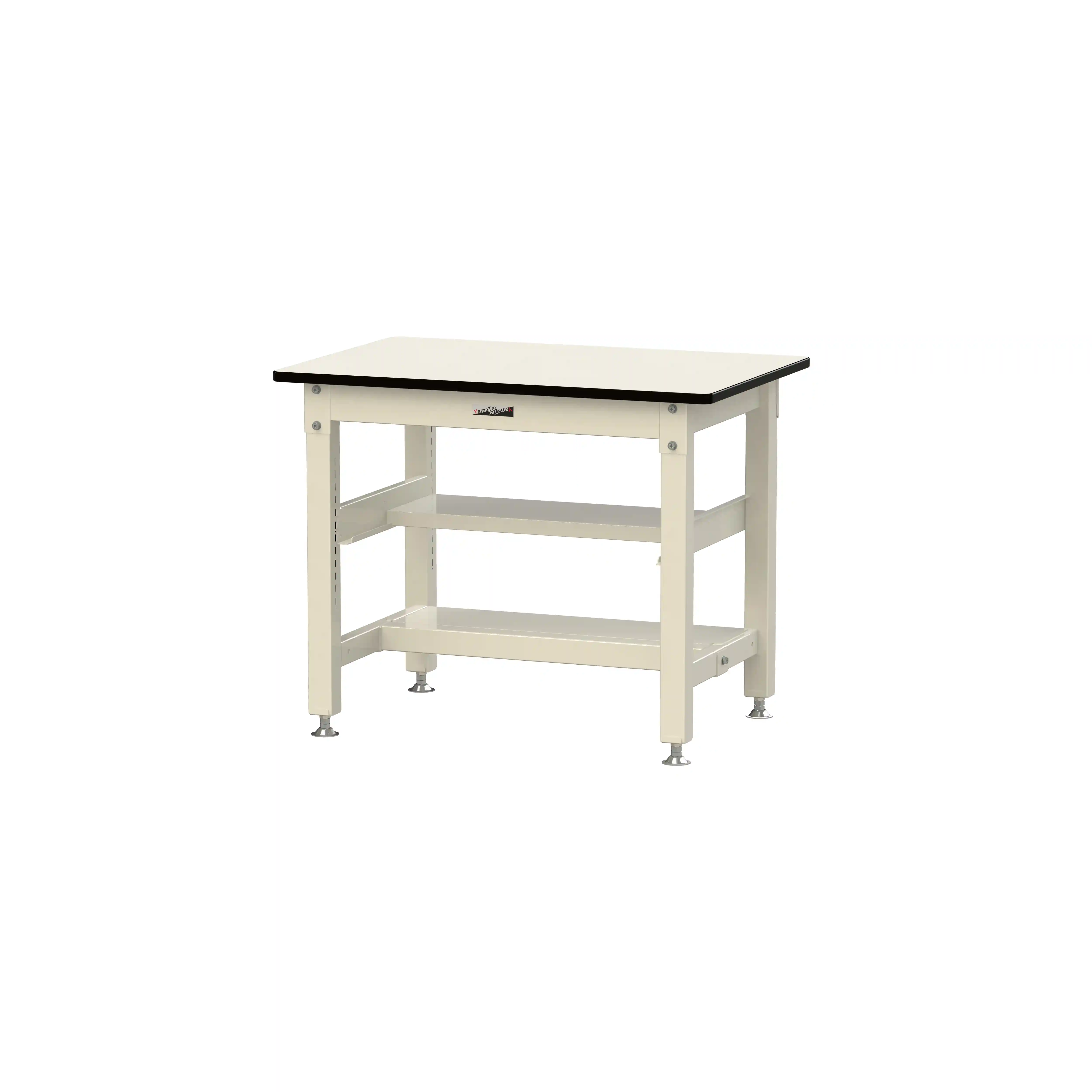 800シリーズ 固定式 中間棚付 H740mm（上下段半面棚板）