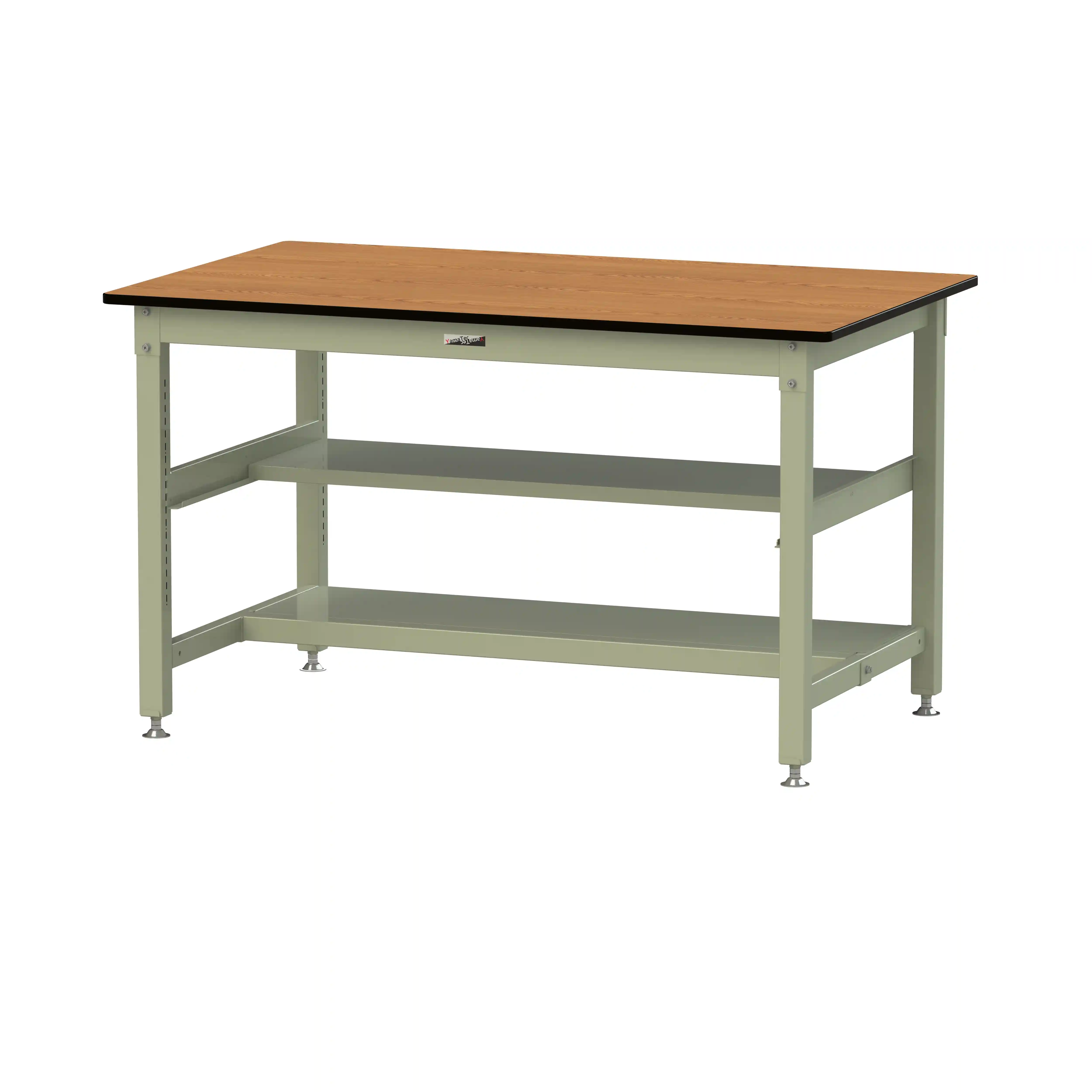 800シリーズ 固定式 中間棚付 H900mm（上下段半面棚板）