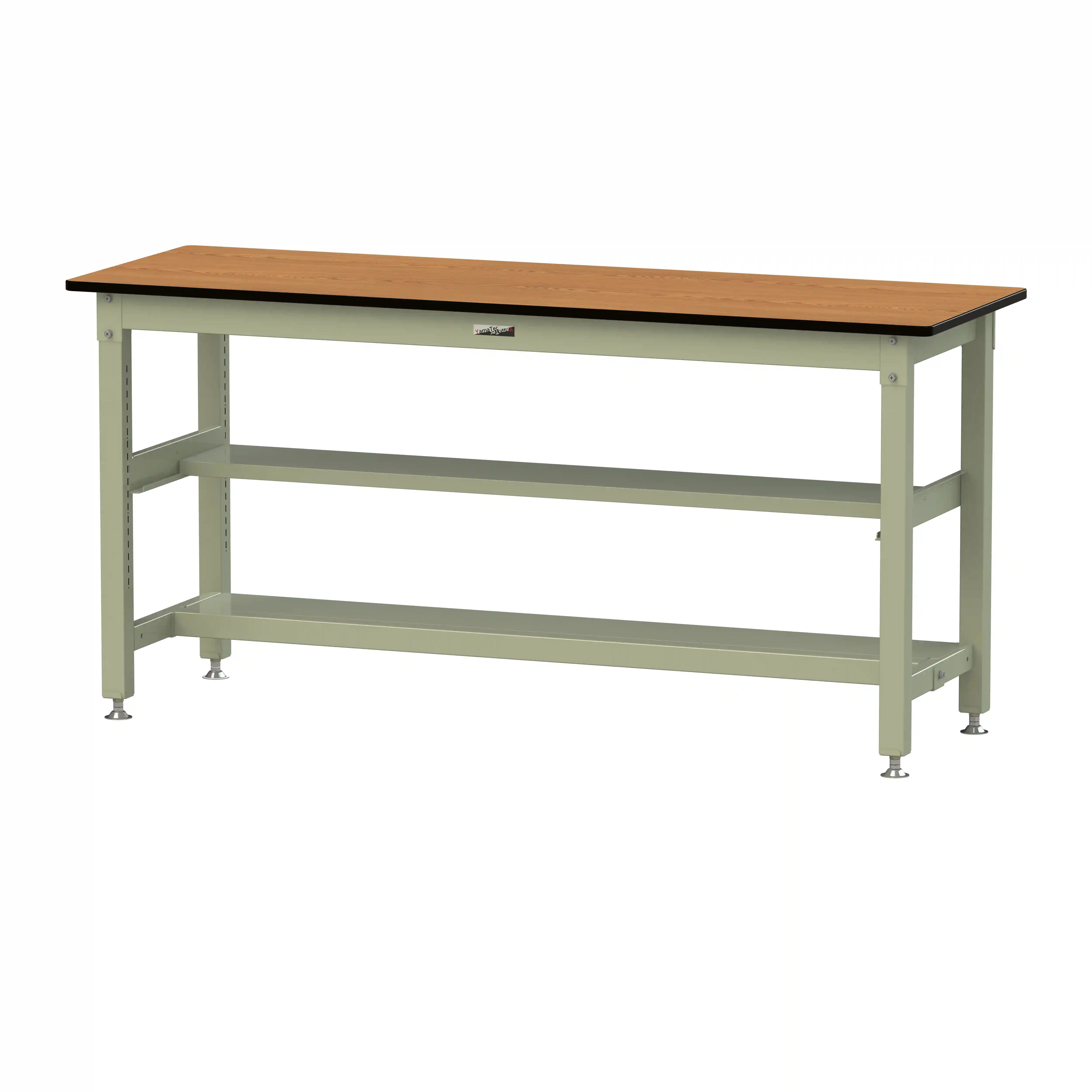 800シリーズ 固定式 中間棚付 H900mm(上下段半面棚板)