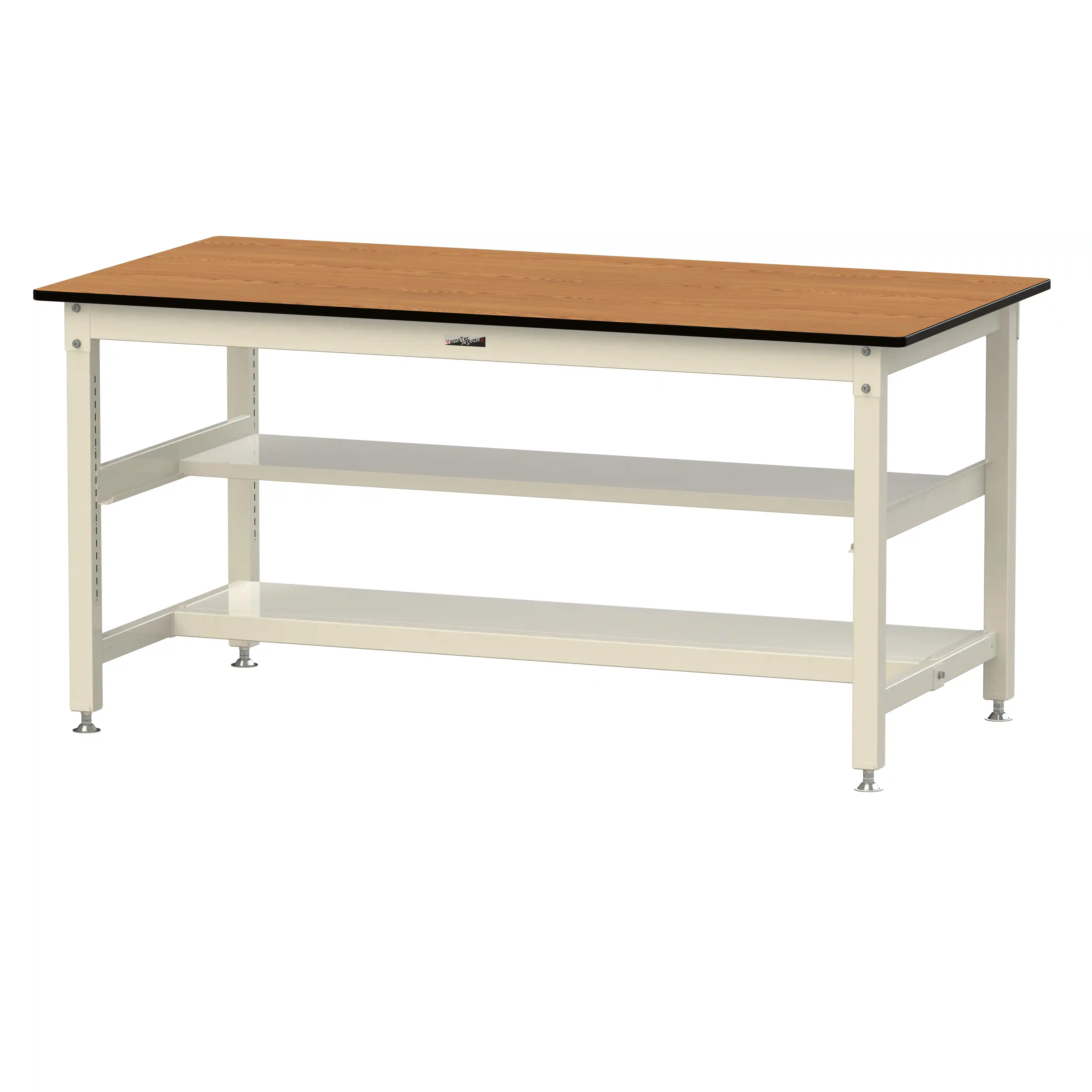 800シリーズ 固定式 中間棚付 H900mm（上下段半面棚板）