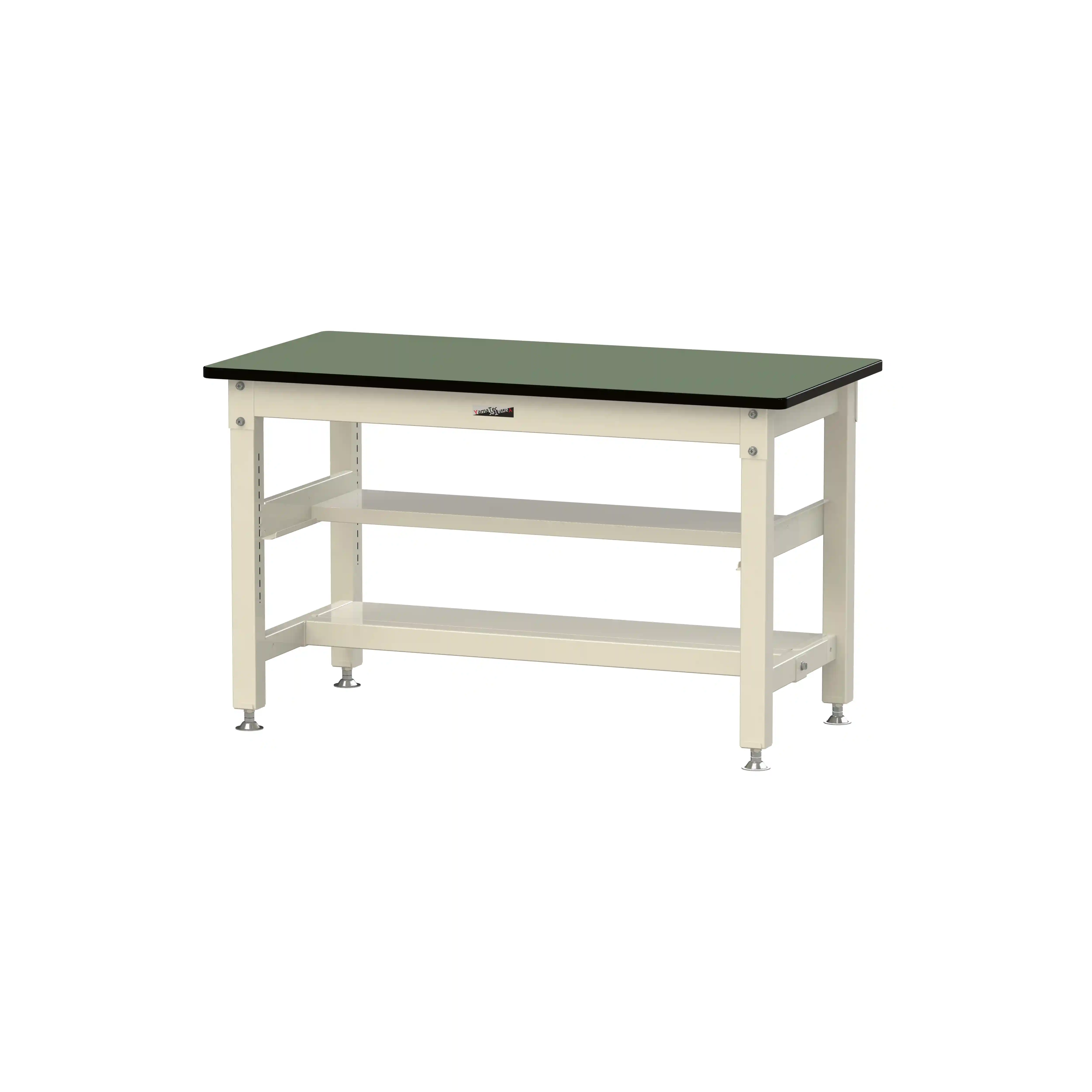 800シリーズ 固定式 中間棚付 H740mm（上下段半面棚板）