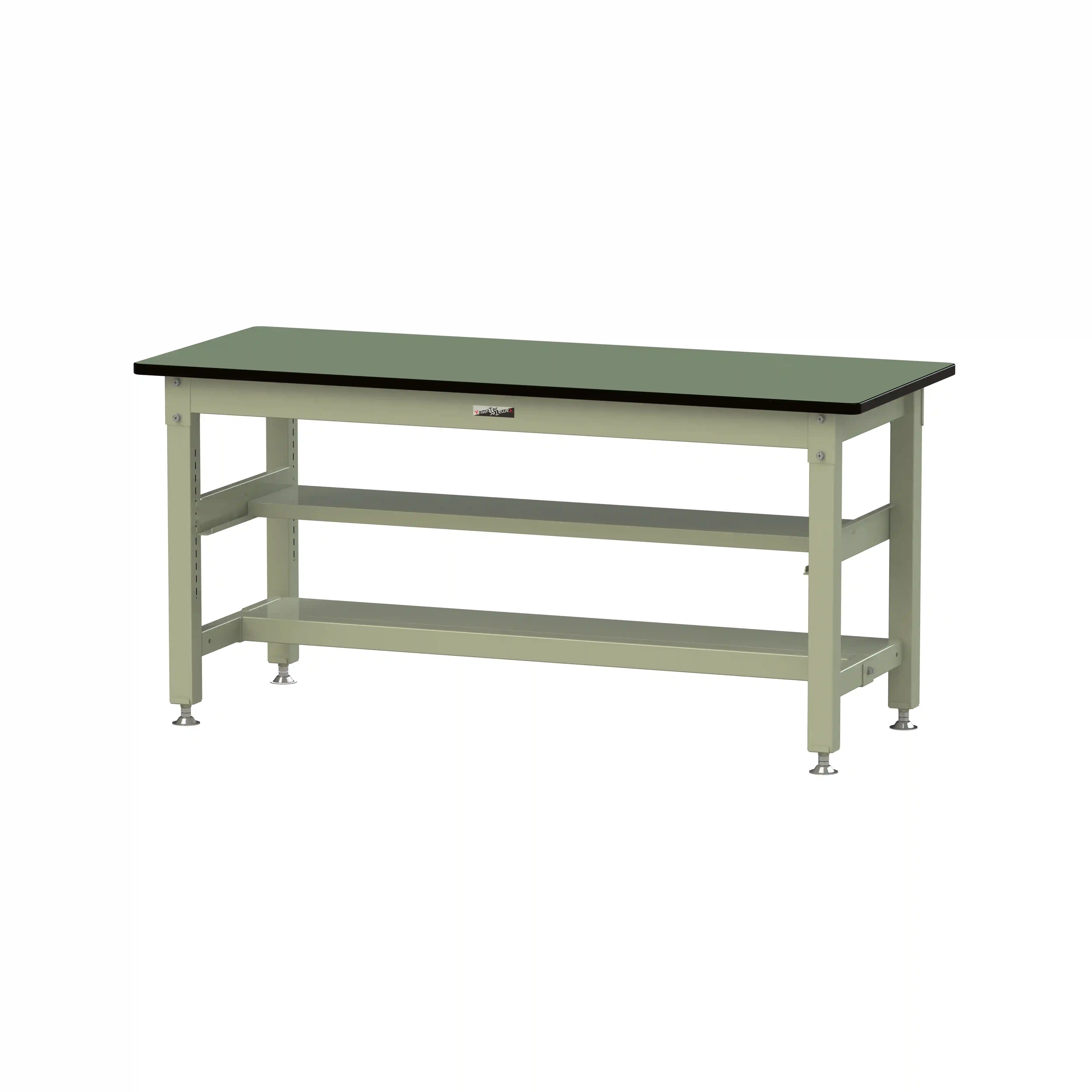 800シリーズ 固定式 中間棚付 H740mm（上下段半面棚板）