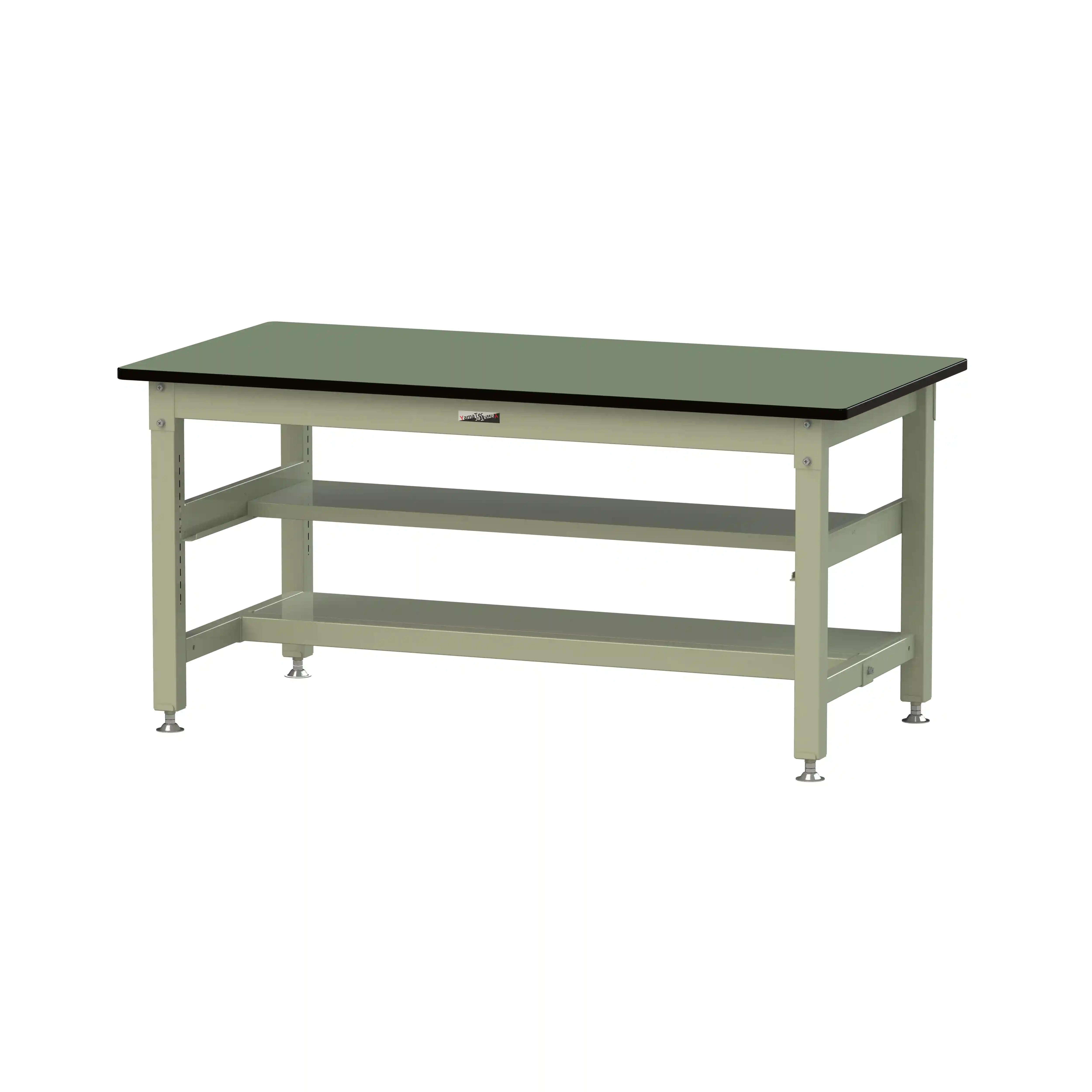 800シリーズ 固定式 中間棚付 H740mm（上下段半面棚板）