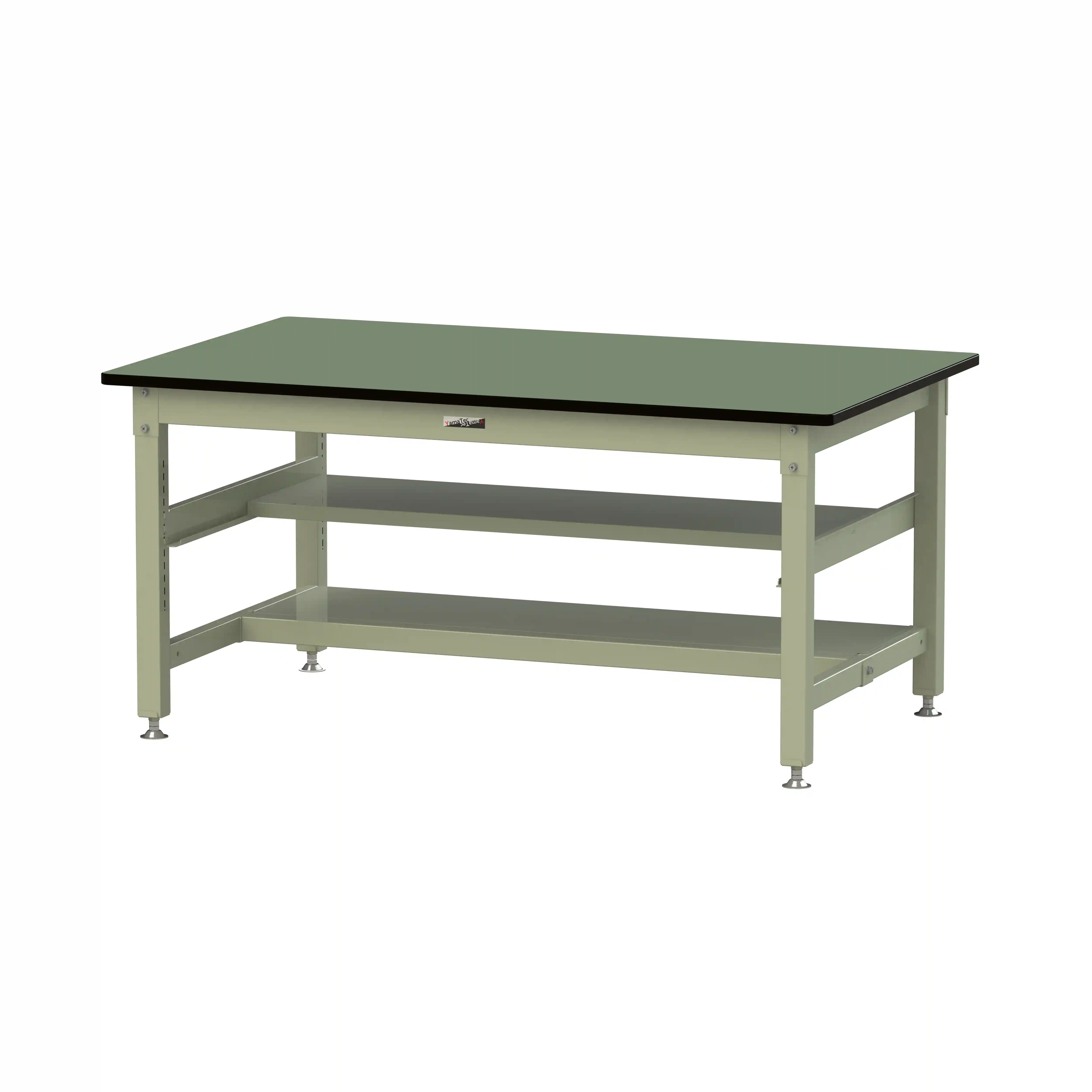 800シリーズ 固定式 中間棚付 H740mm（上下段半面棚板）