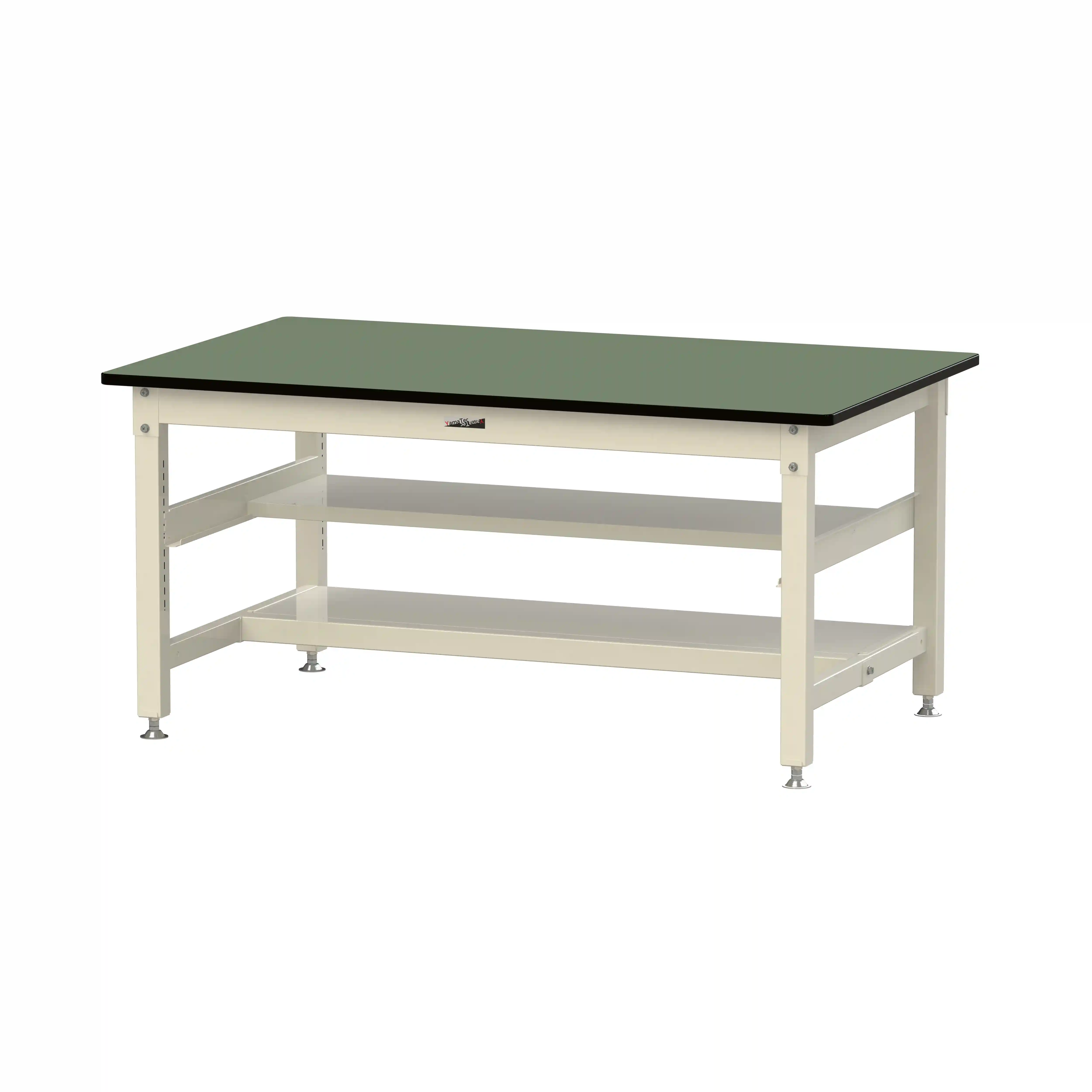 800シリーズ 固定式 中間棚付 H740mm（上下段半面棚板）