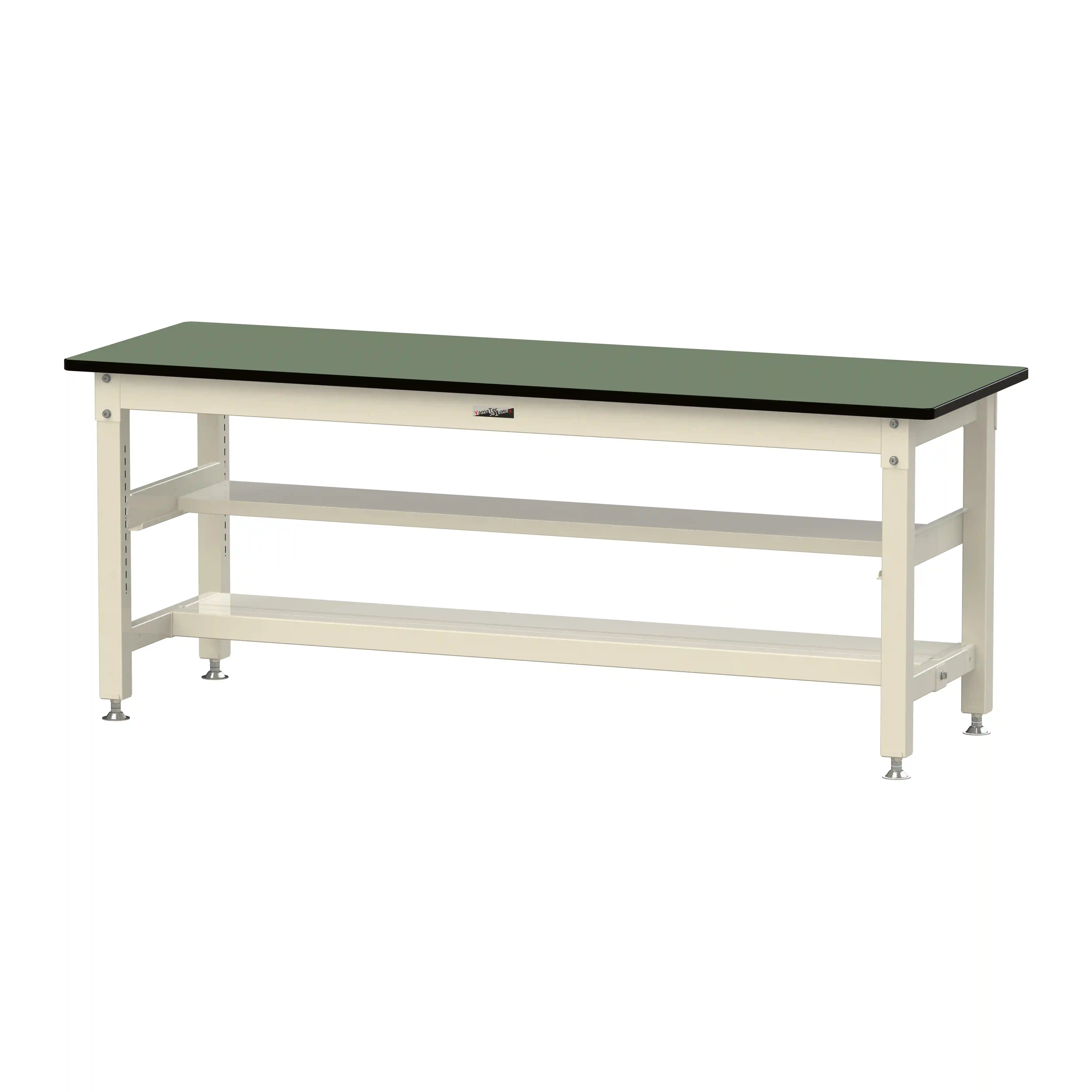 800シリーズ 固定式 中間棚付 H740mm（上下段半面棚板）