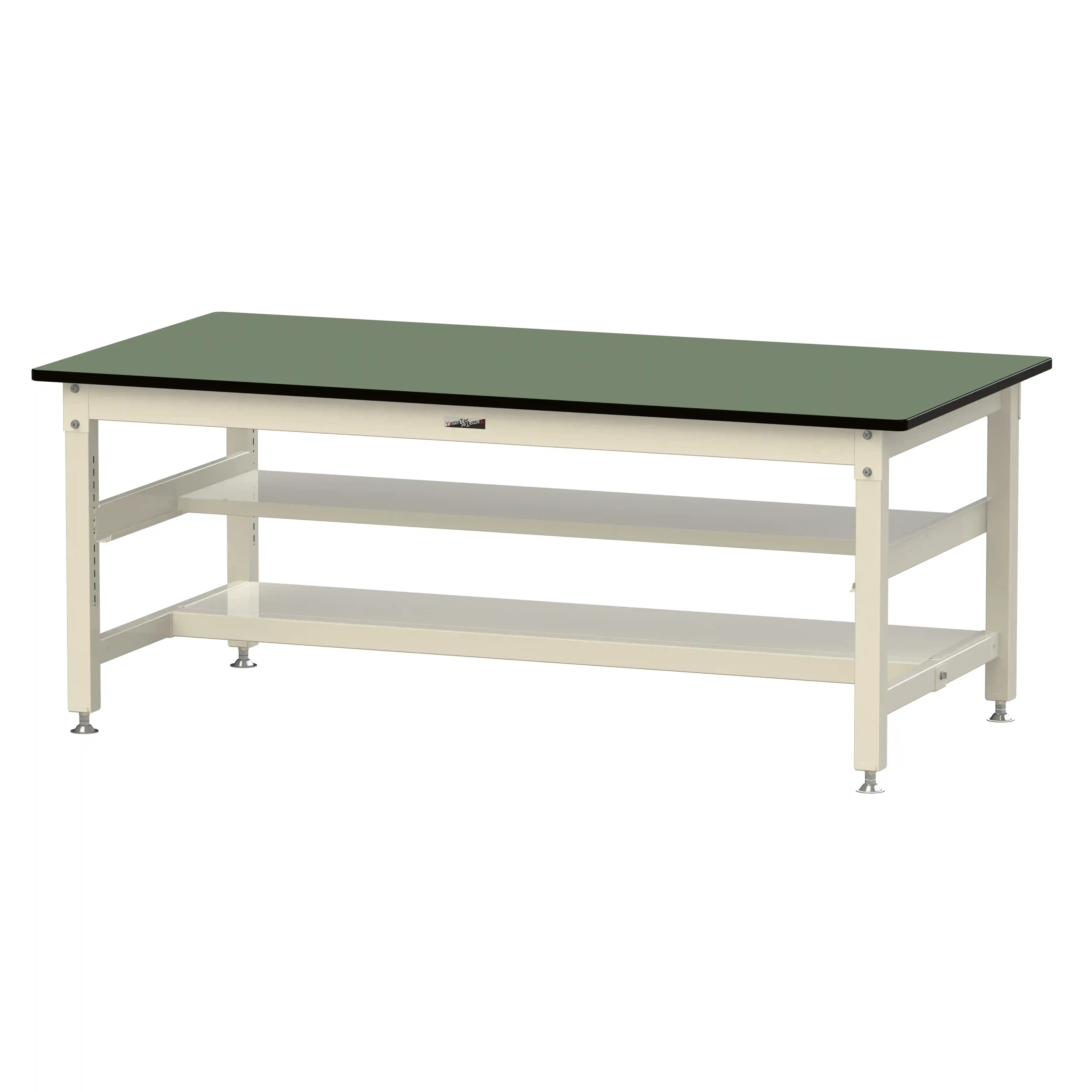 800シリーズ 固定式 中間棚付 H740mm（上下段半面棚板）