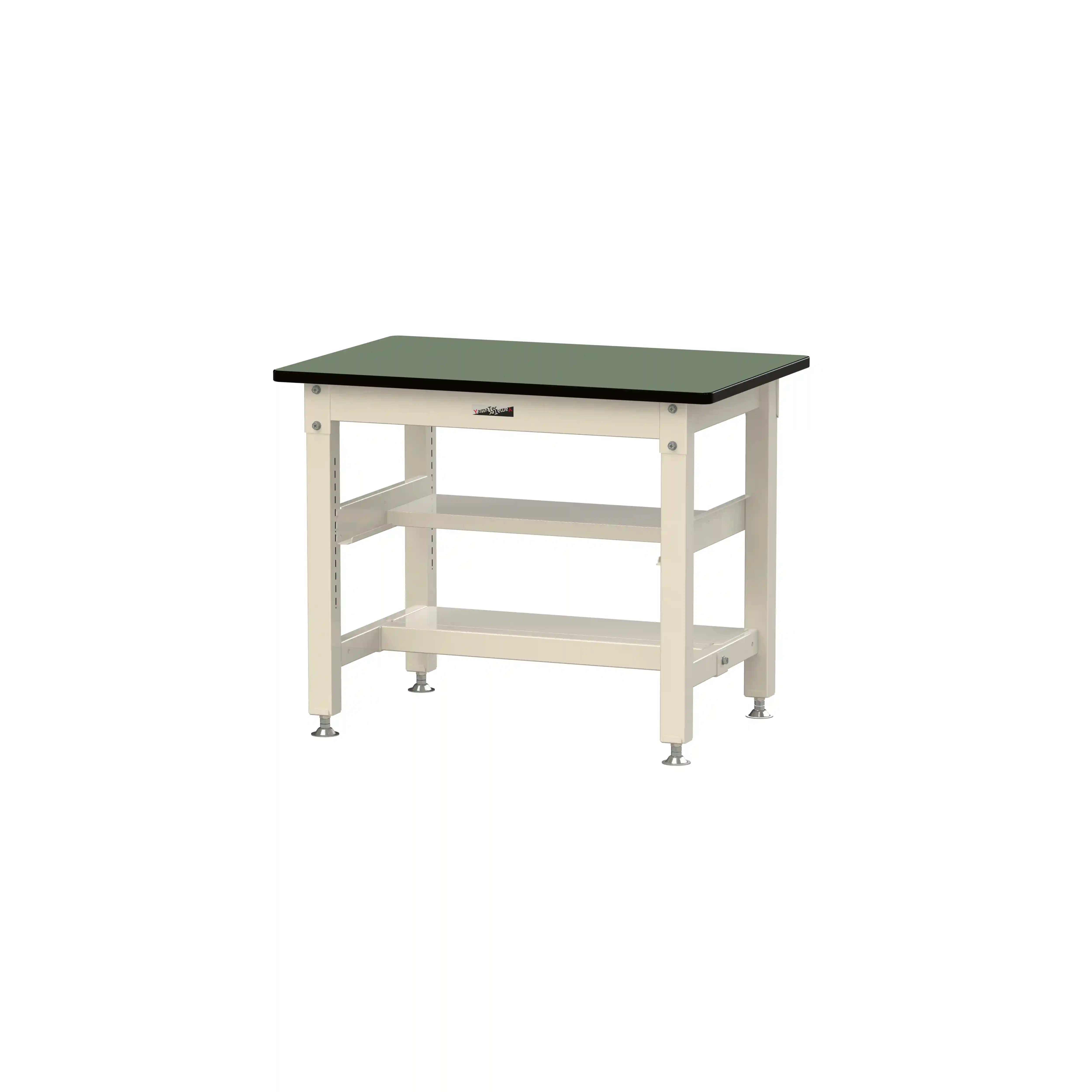 800シリーズ 固定式 中間棚付 H740mm（上下段半面棚板）