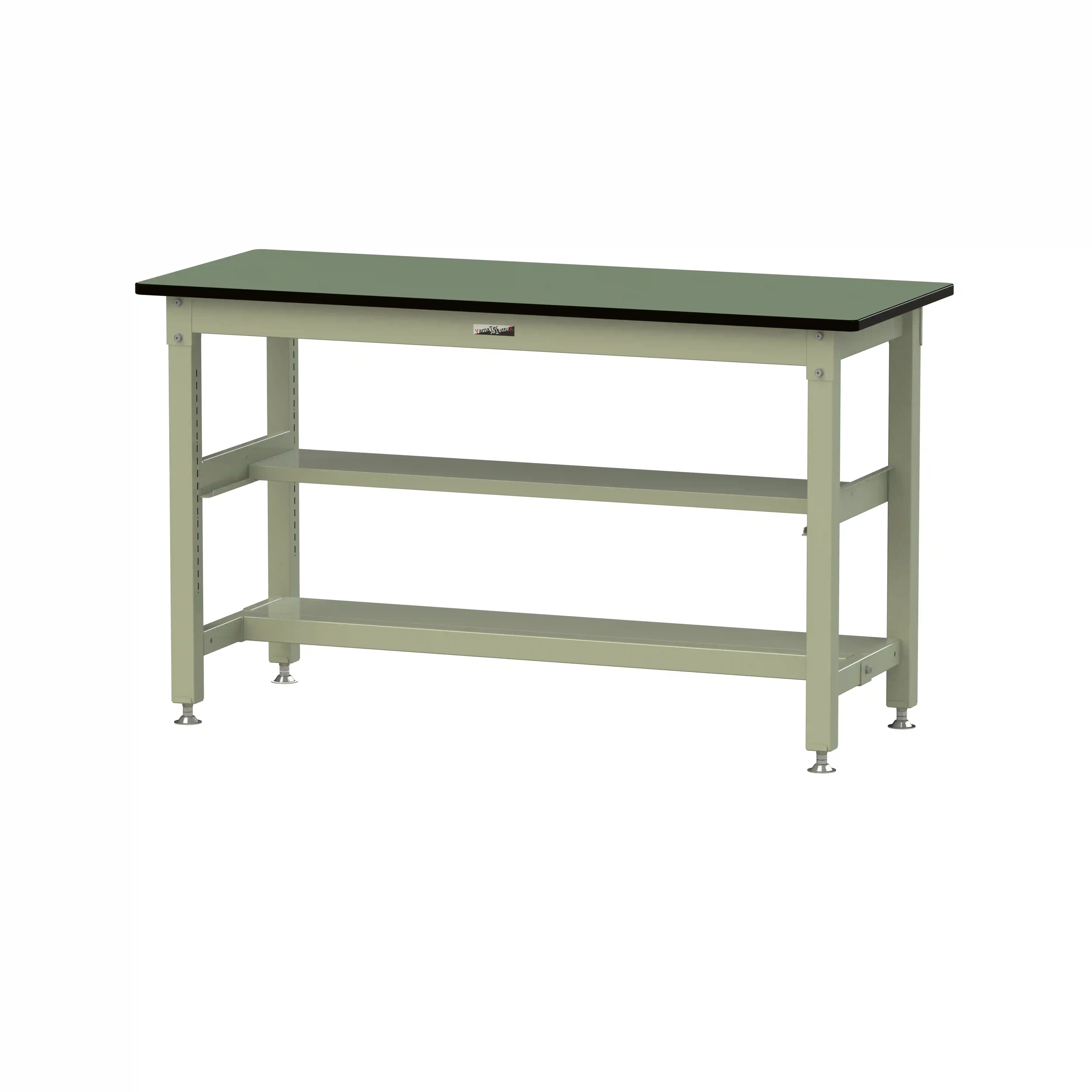 800シリーズ 固定式 中間棚付 H900mm（上下段半面棚板）