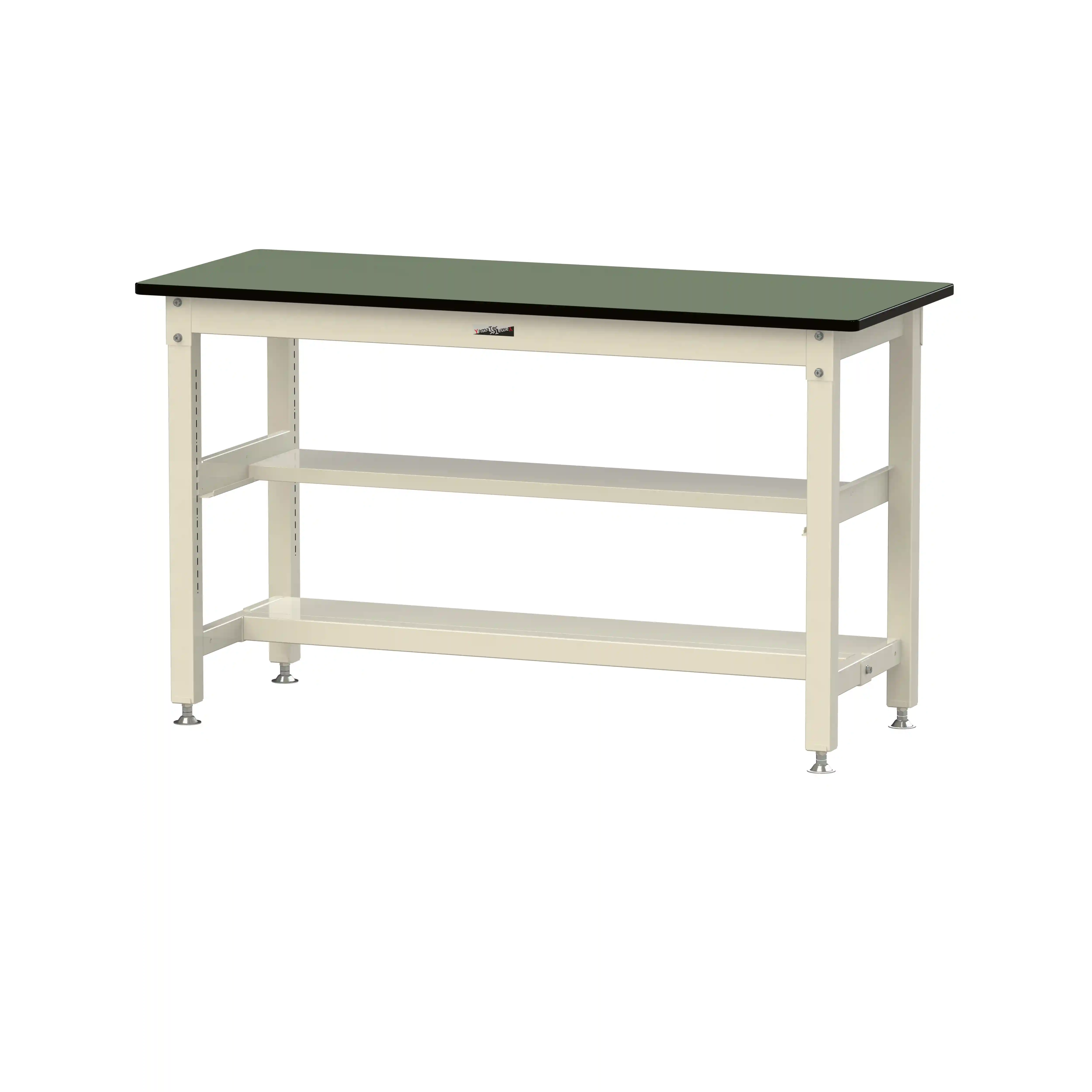 800シリーズ 固定式 中間棚付 H900mm（上下段半面棚板）