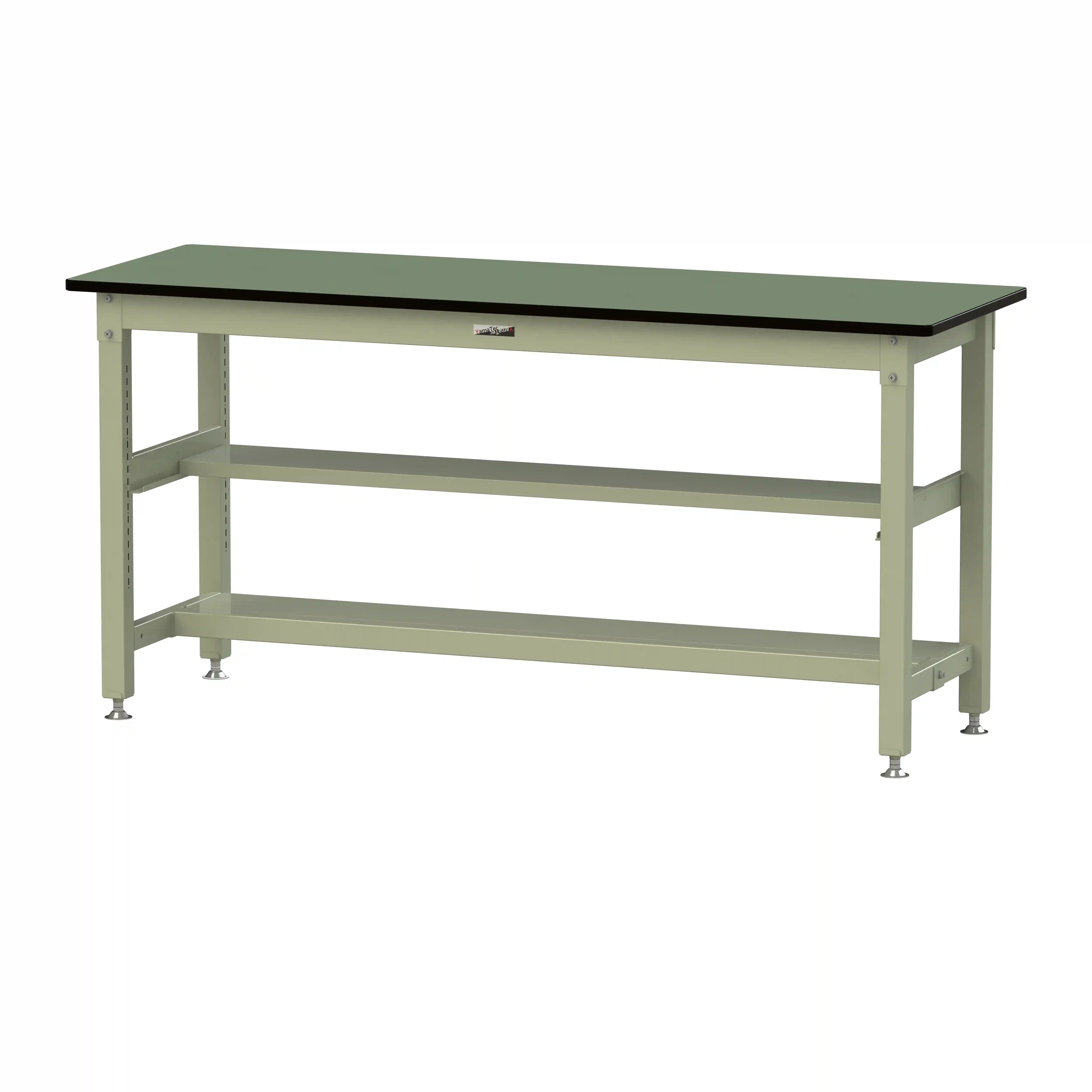 800シリーズ 固定式 中間棚付 H900mm（上下段半面棚板）