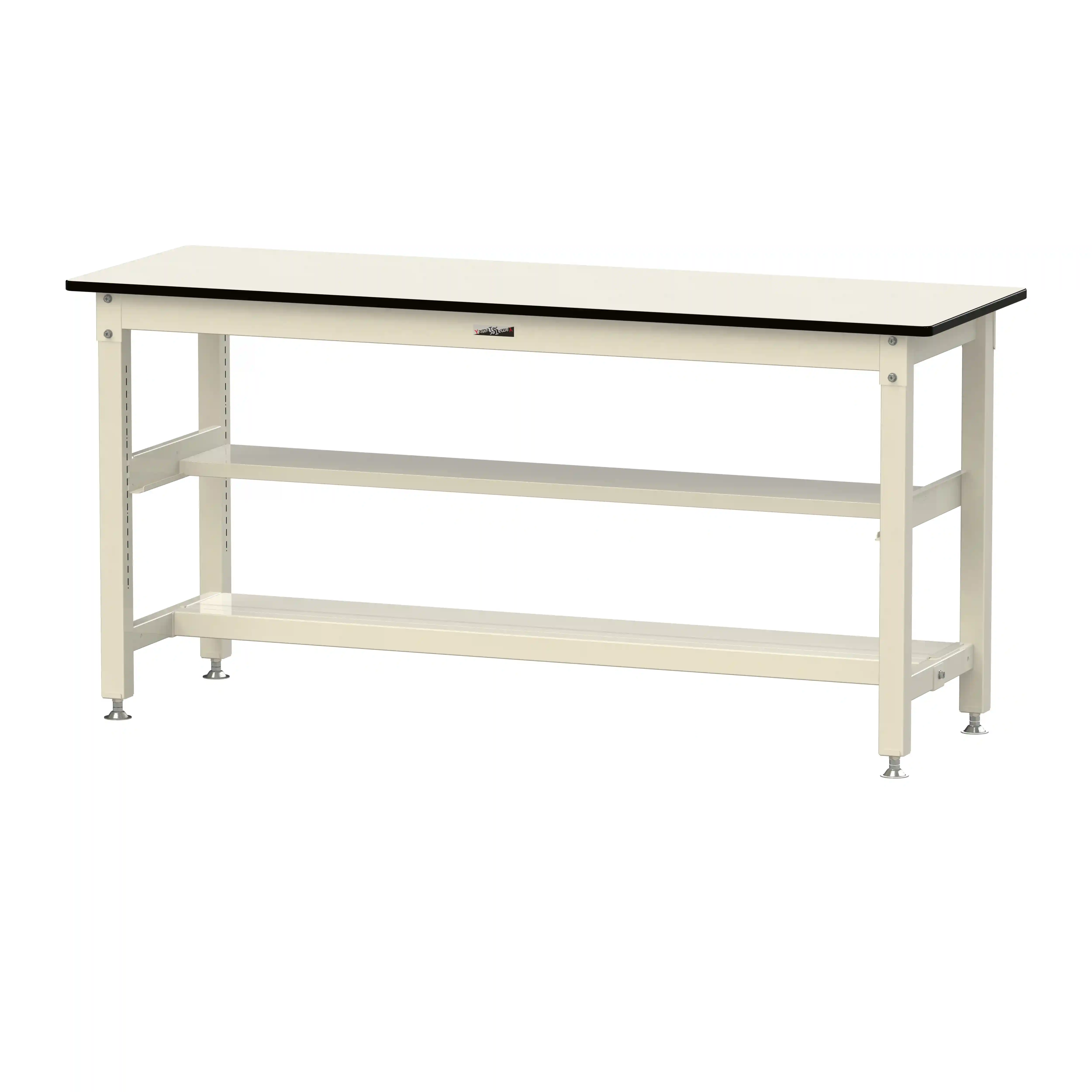 800シリーズ 固定式 中間棚付 H900mm（上下段半面棚板）