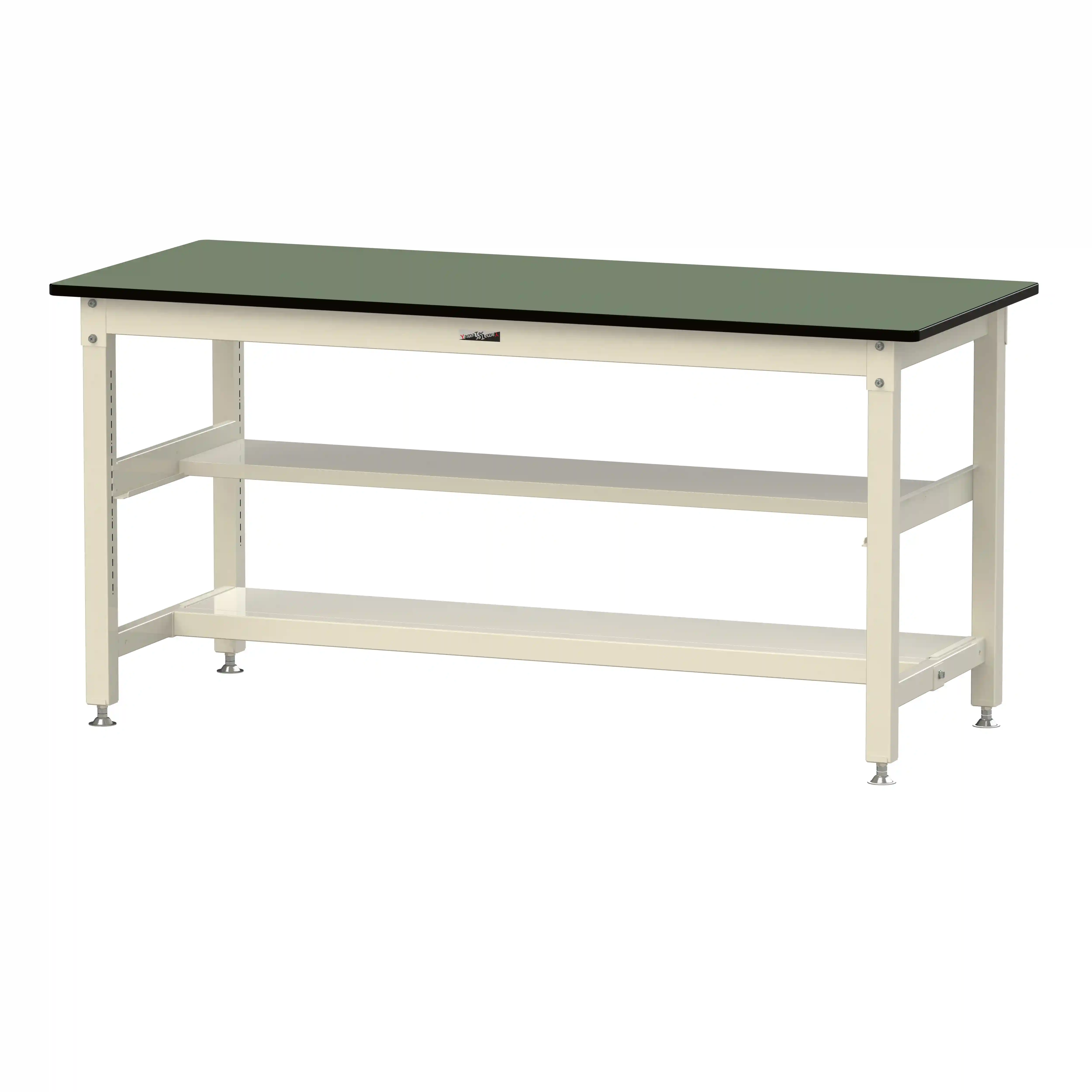 800シリーズ 固定式 中間棚付 H900mm（上下段半面棚板）