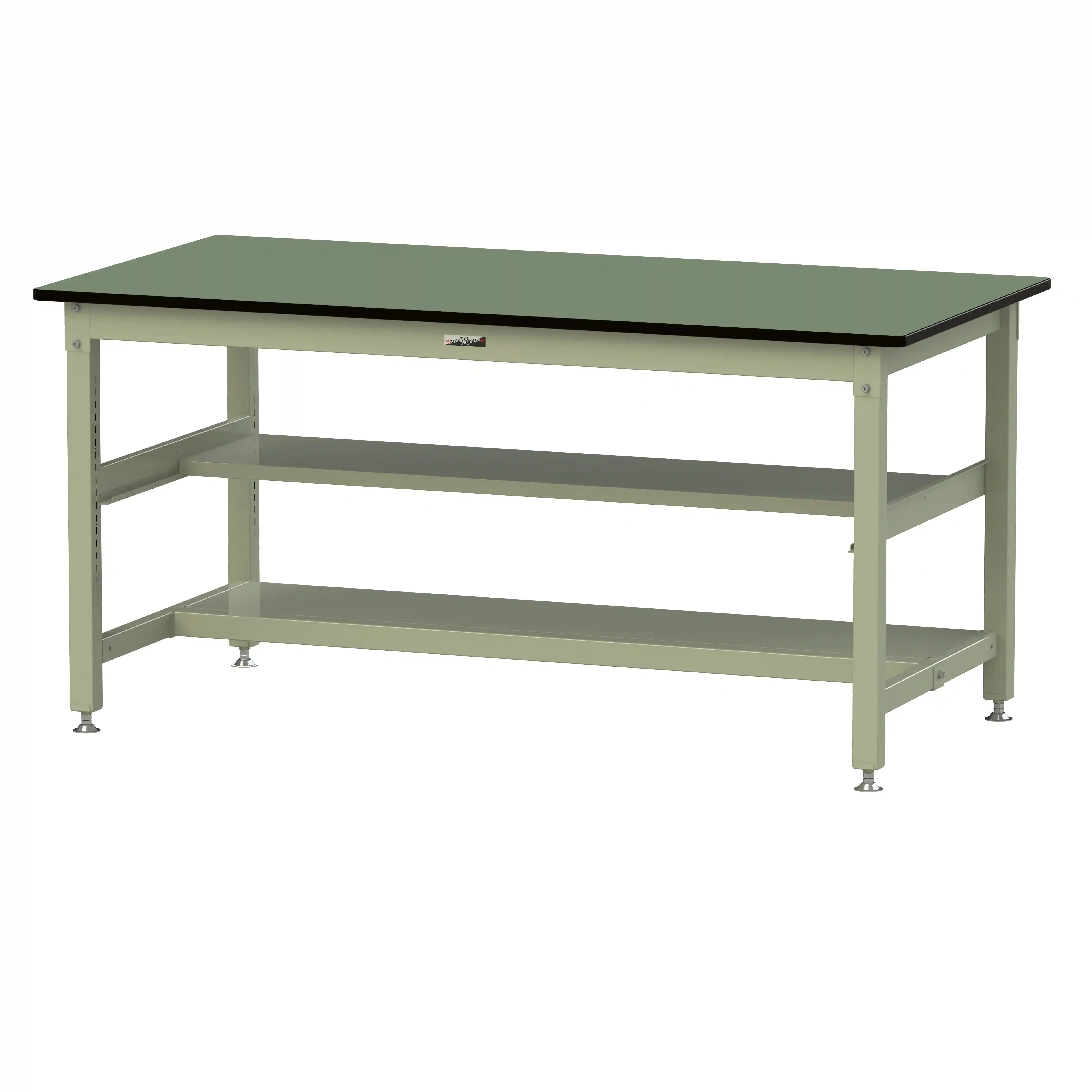 800シリーズ 固定式 中間棚付 H900mm（上下段半面棚板）