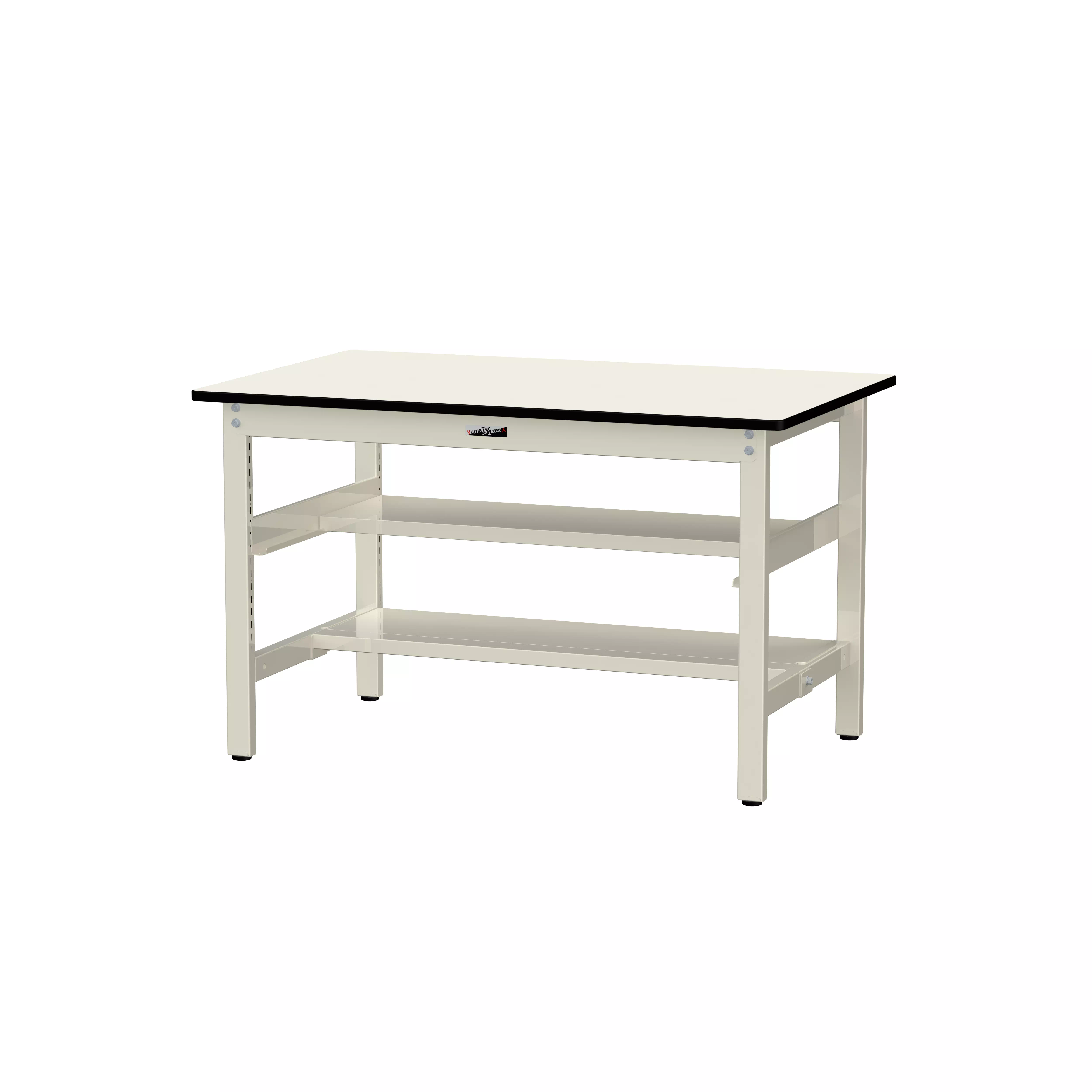 300シリーズ 固定式 中間棚付 H740mm(上下段半面棚板)