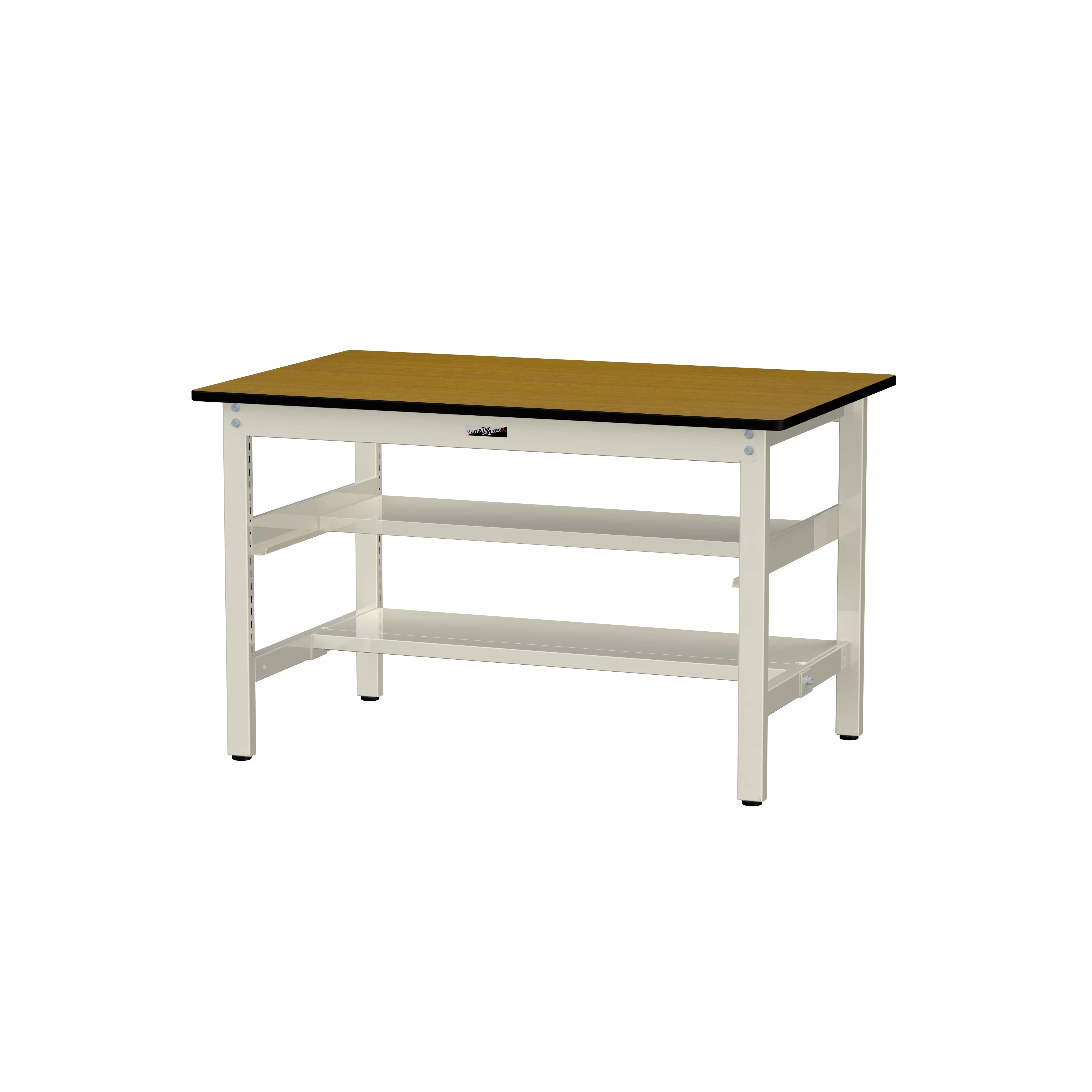 300シリーズ 固定式 中間棚付 H740mm(上下段半面棚板)